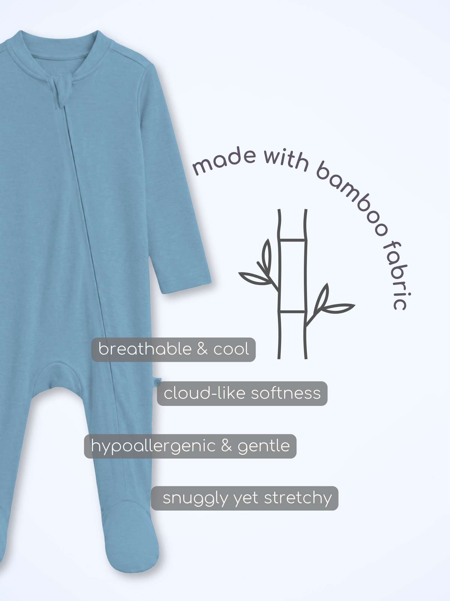 bamboo footed sleepsuit