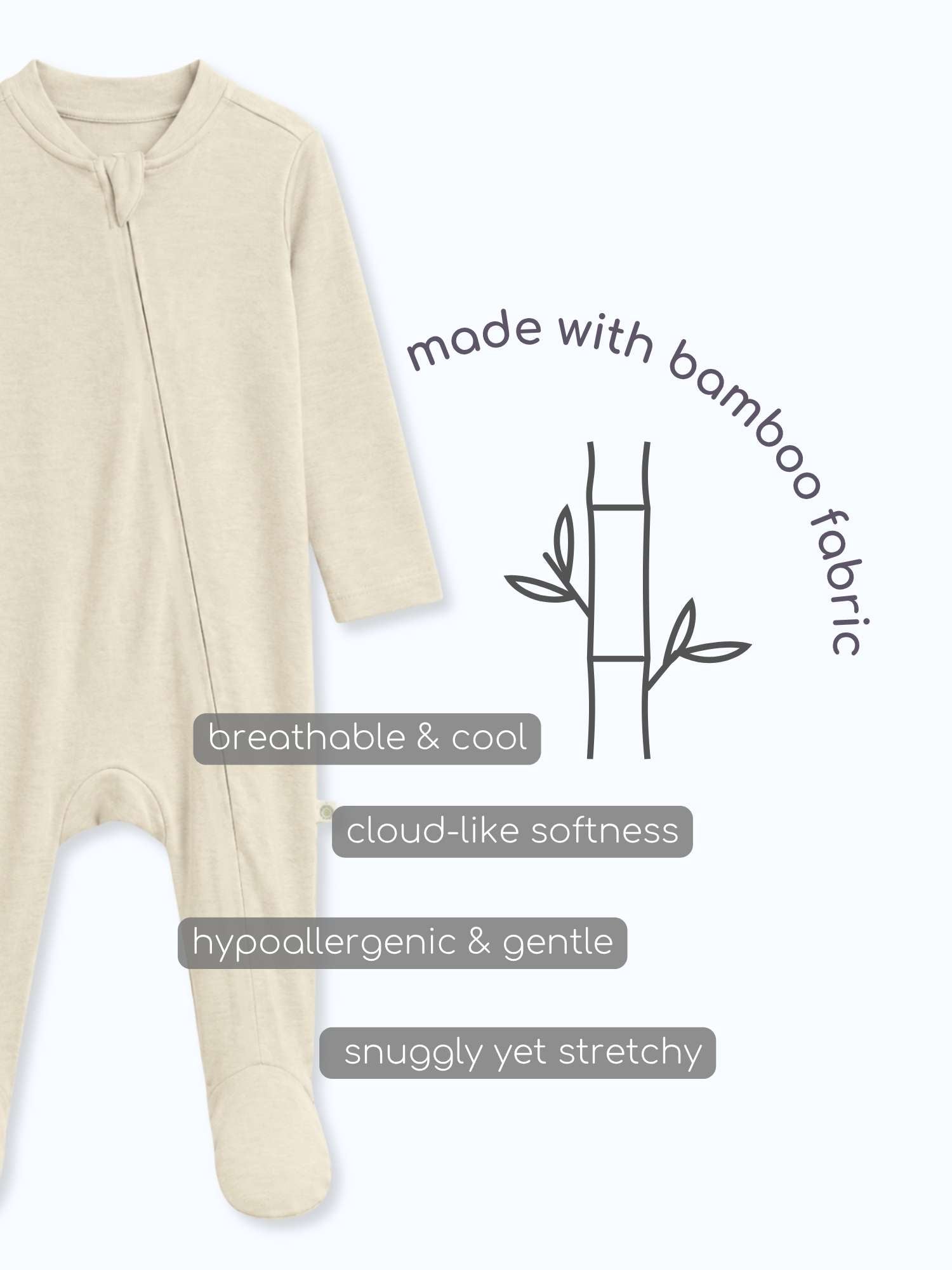bamboo footed sleepsuit