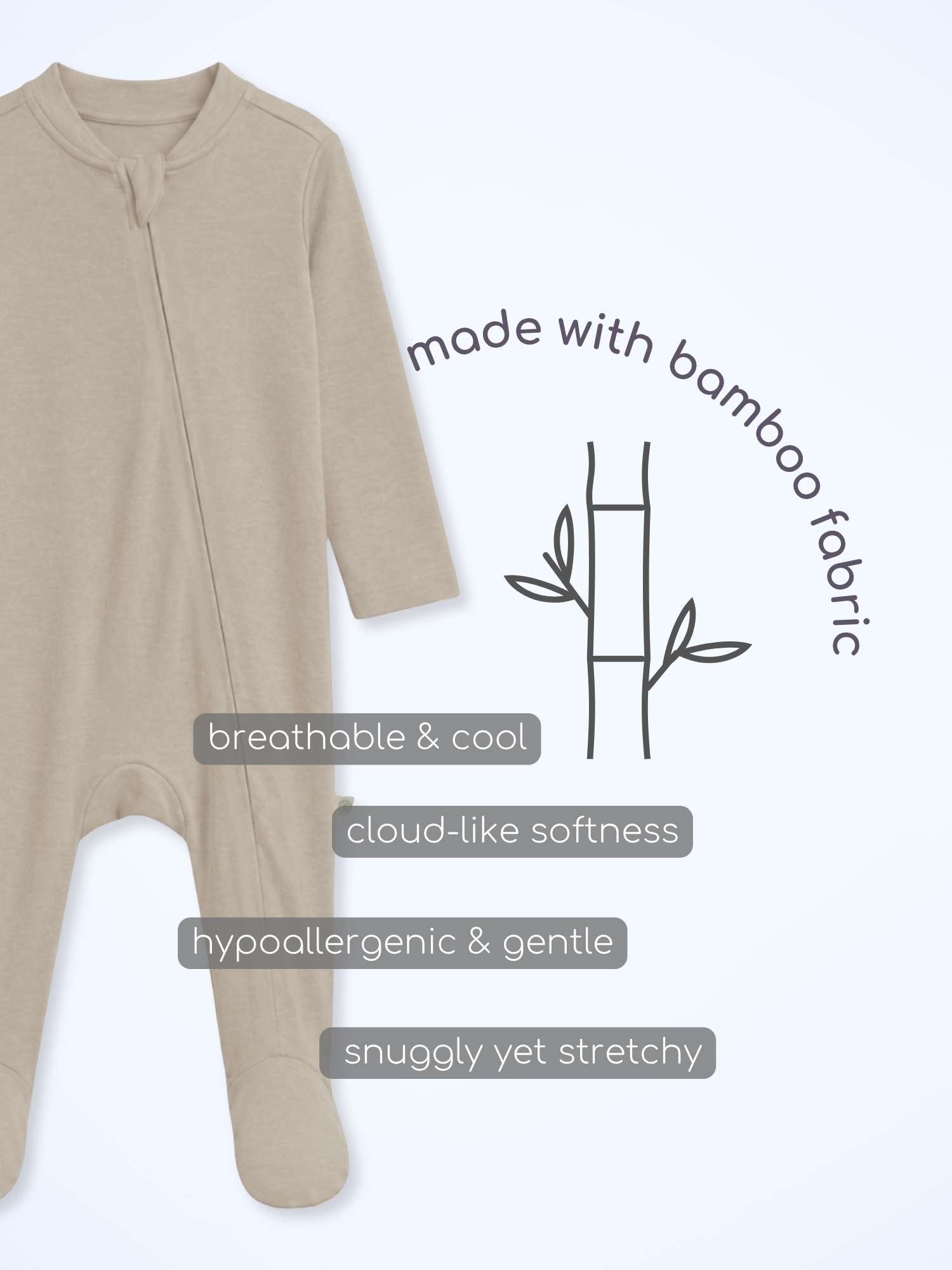 bamboo footed sleepsuit