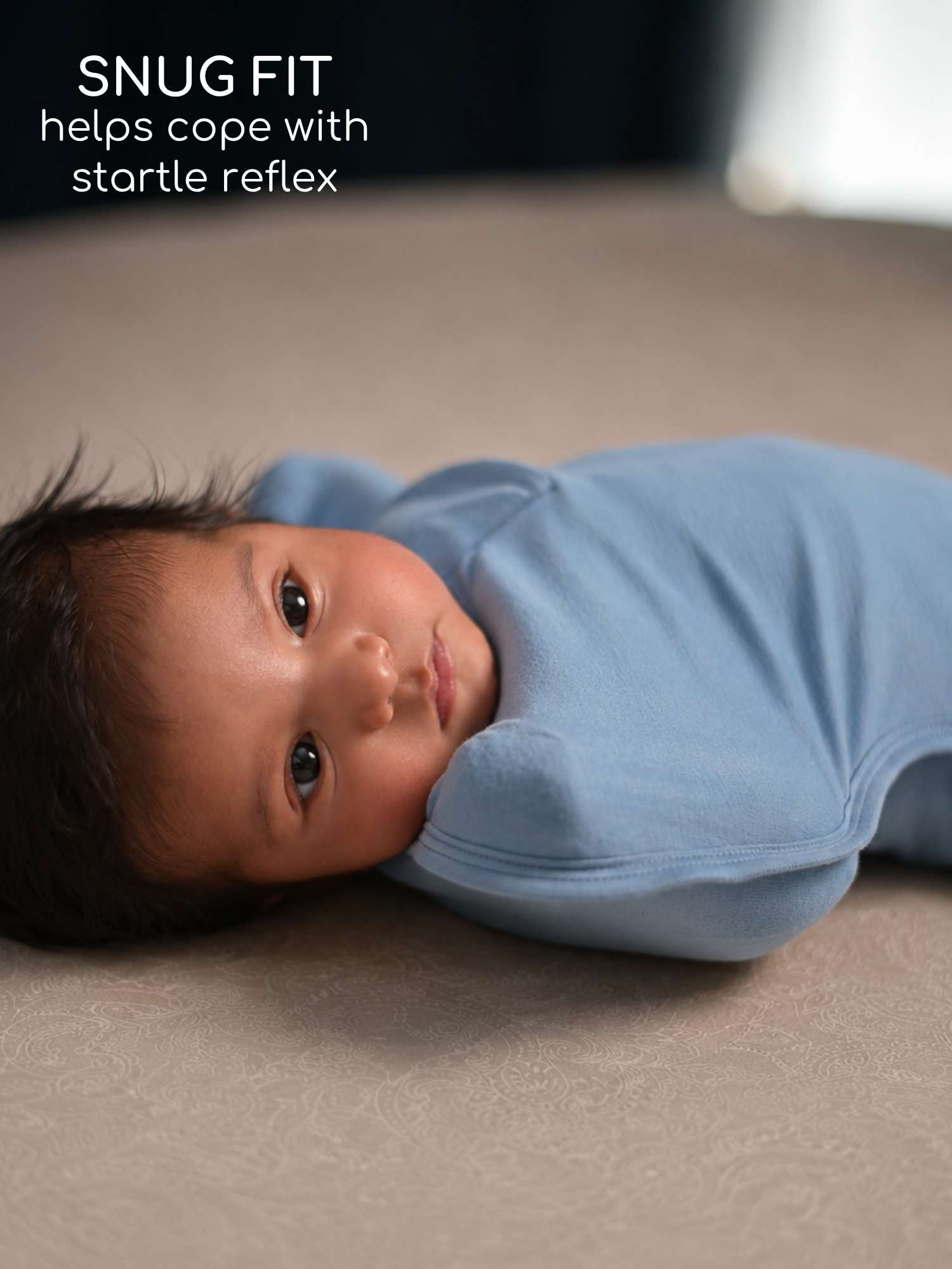 bamboo hands up swaddle pod for baby