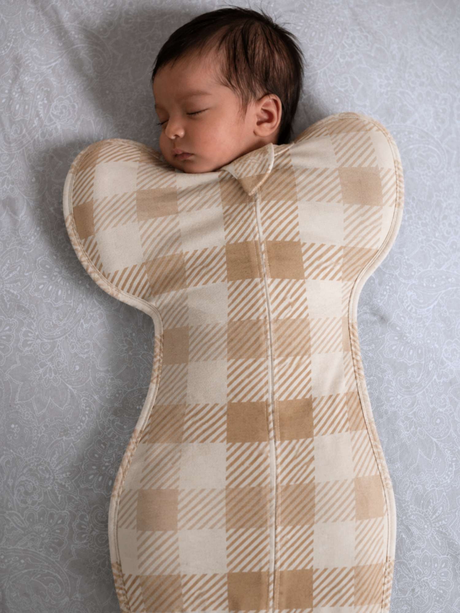 bamboo hands up swaddle pod for baby