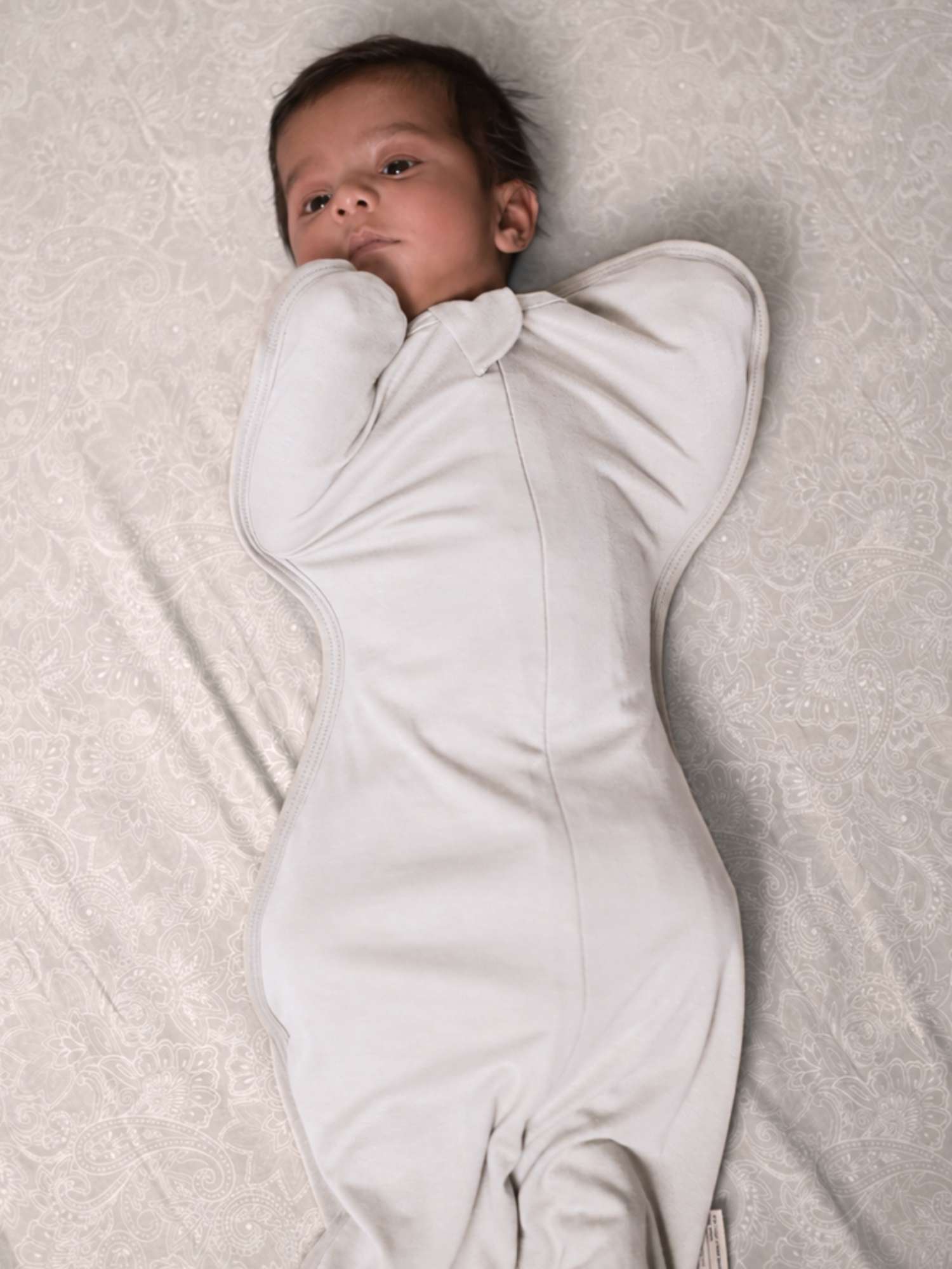 bamboo hands up swaddle pod for baby