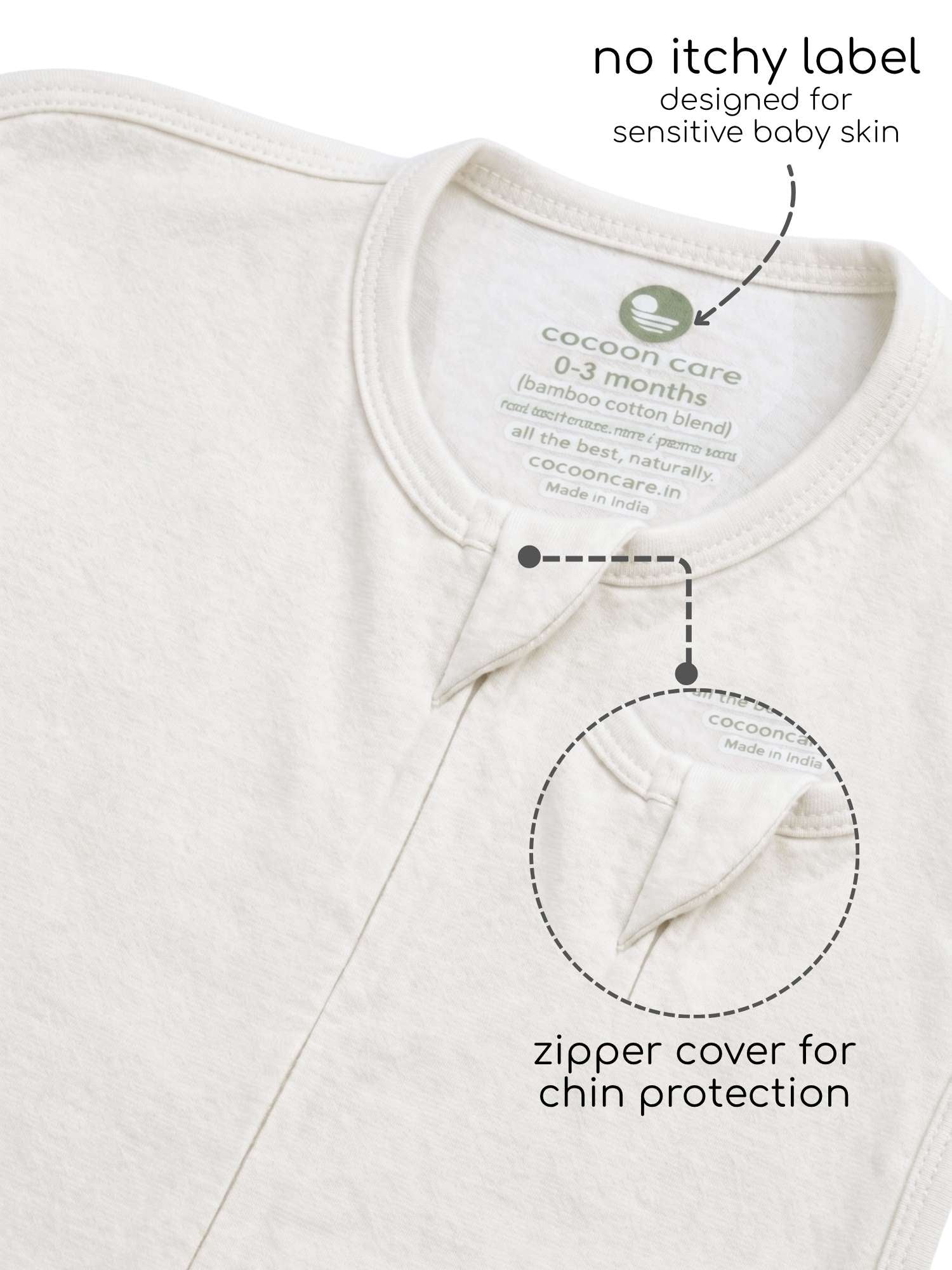 bamboo hands up swaddle pod for baby