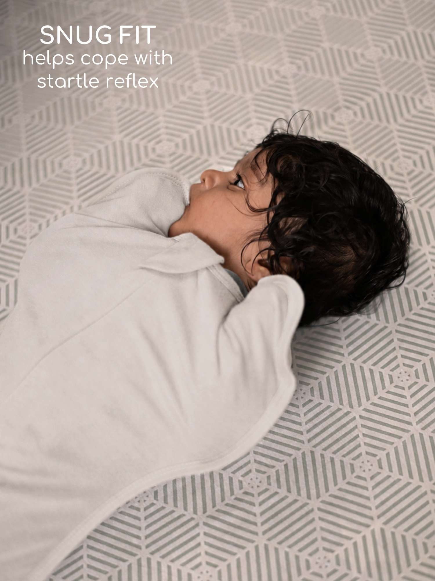 bamboo hands up swaddle pod for baby