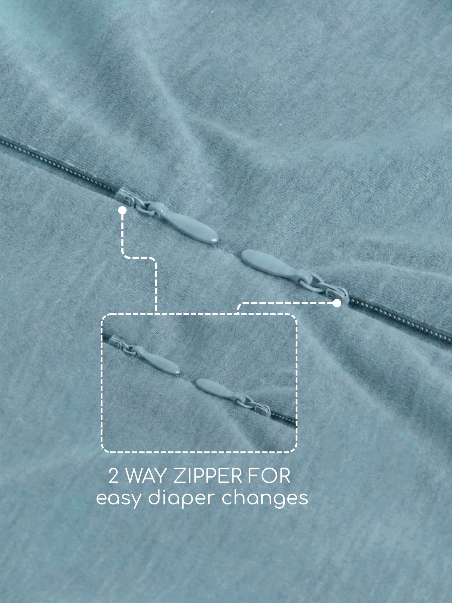 bamboo hands up swaddle pod for baby