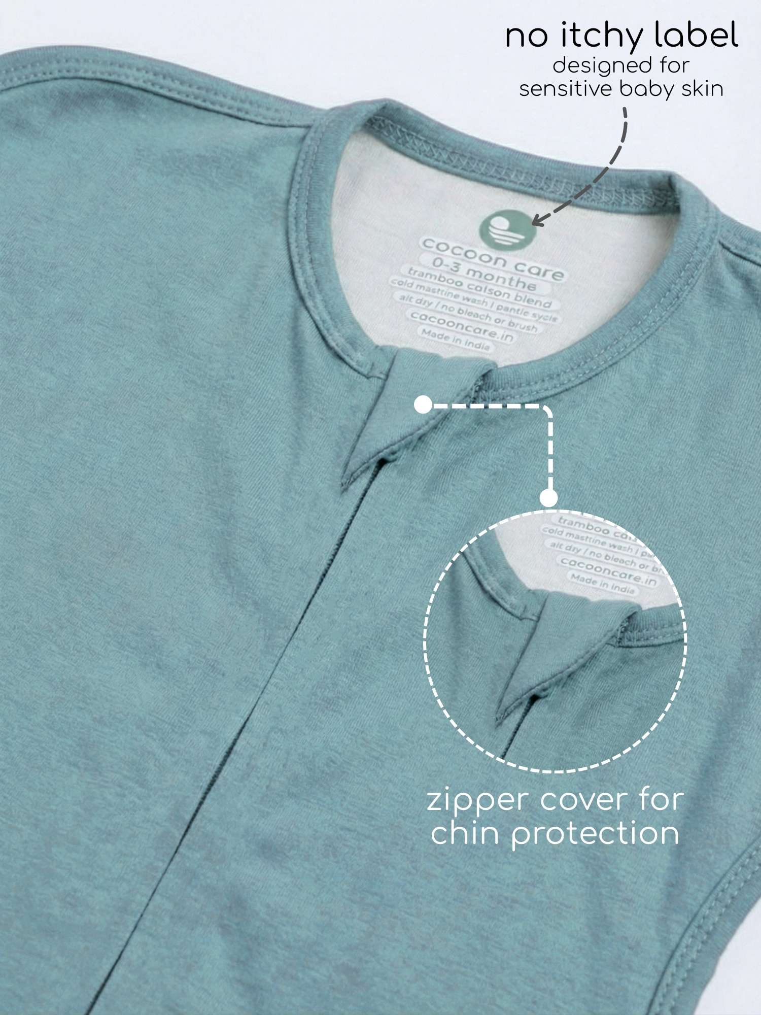 bamboo hands up swaddle pod for baby