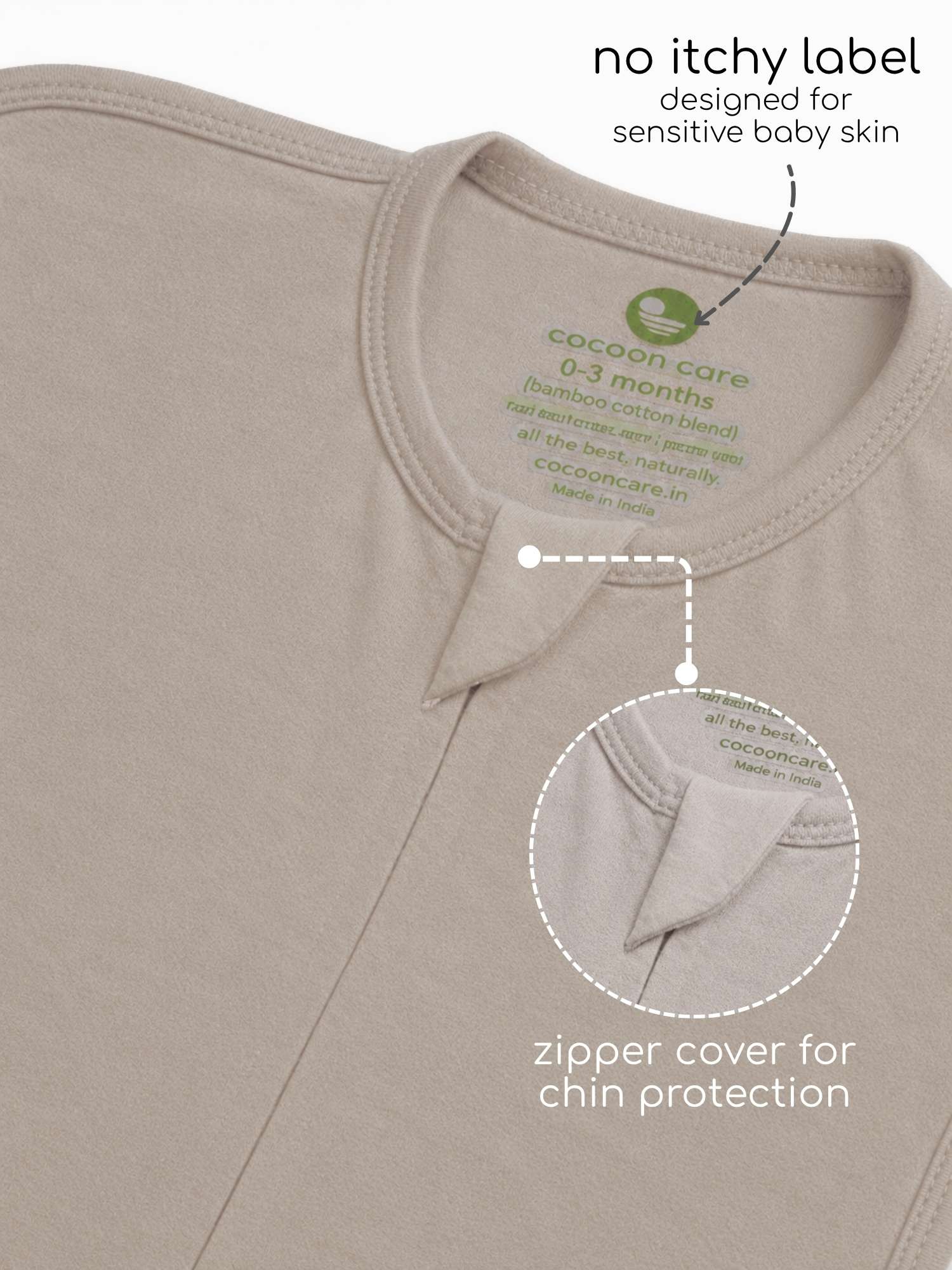 bamboo hands up swaddle pod for baby