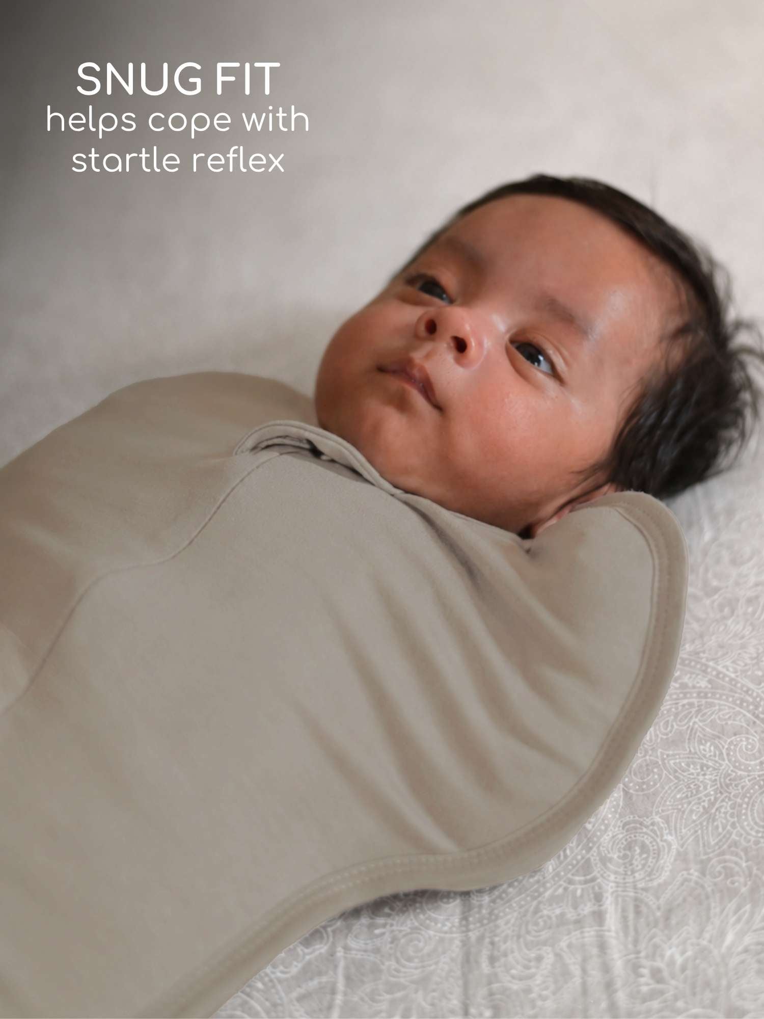 bamboo hands up swaddle pod for baby