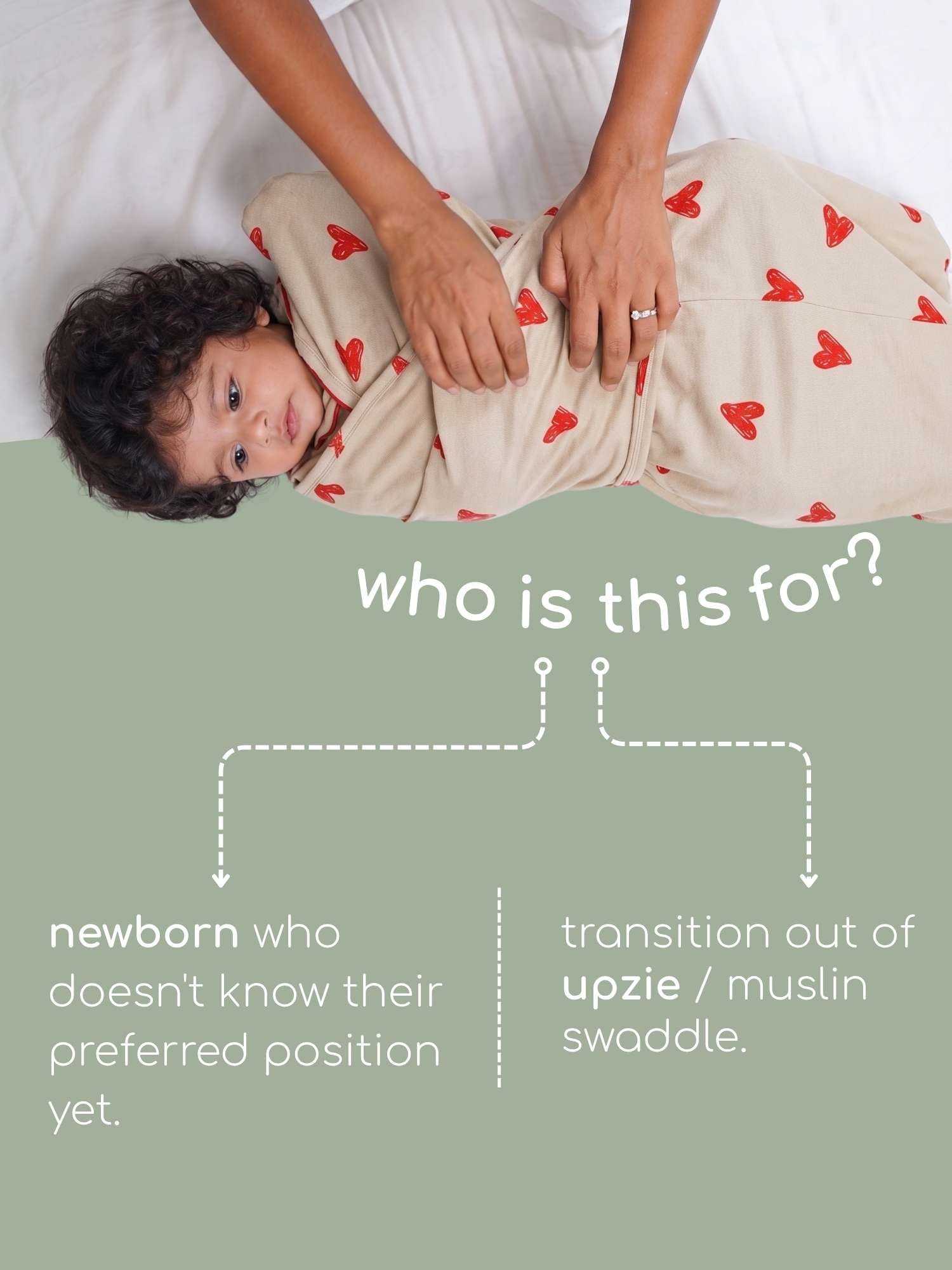 bamboo SNUGZIE™ 3 arms position swaddle pod