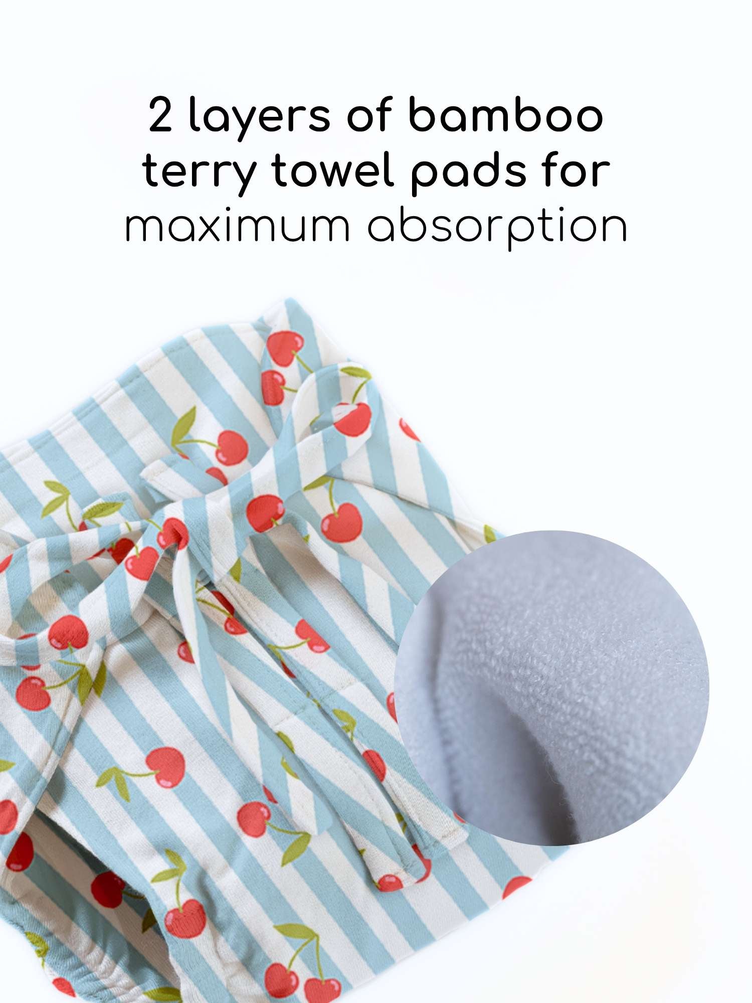 bamboo knit cloth nappy