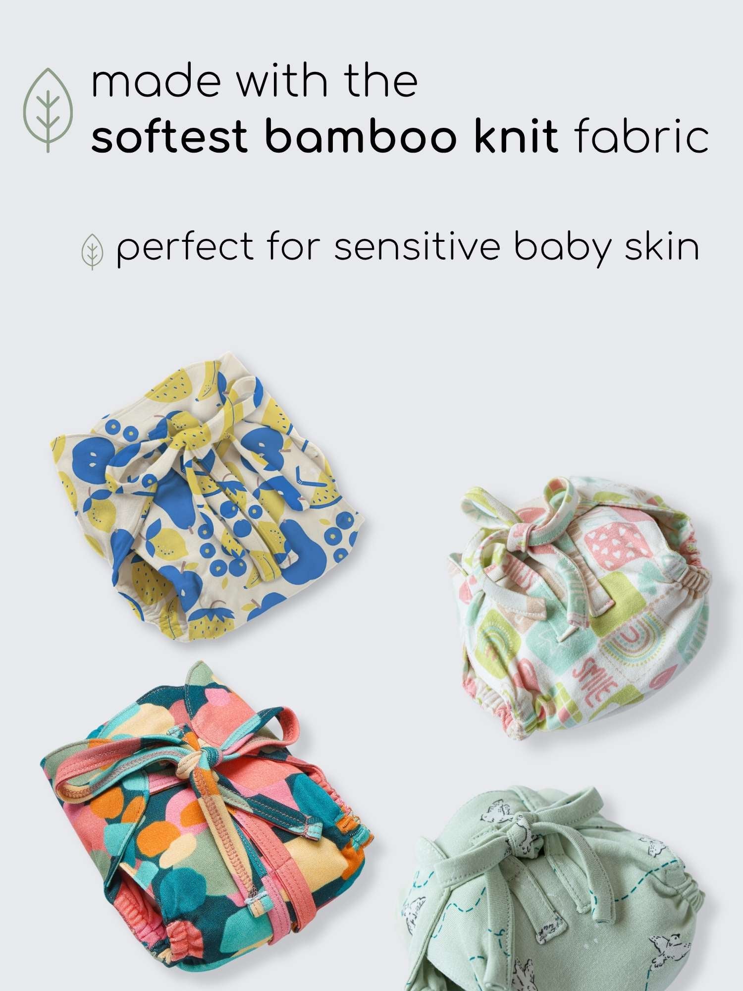 bamboo knit cloth nappy