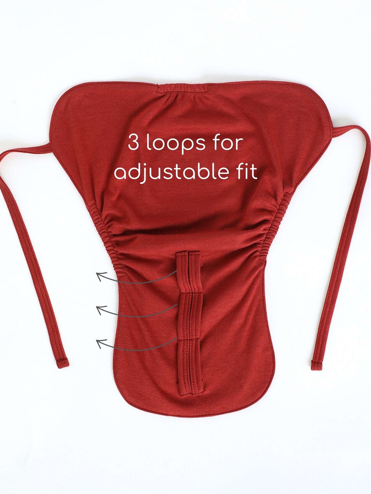 bamboo knit cloth nappy pack of 3 - valentine edit