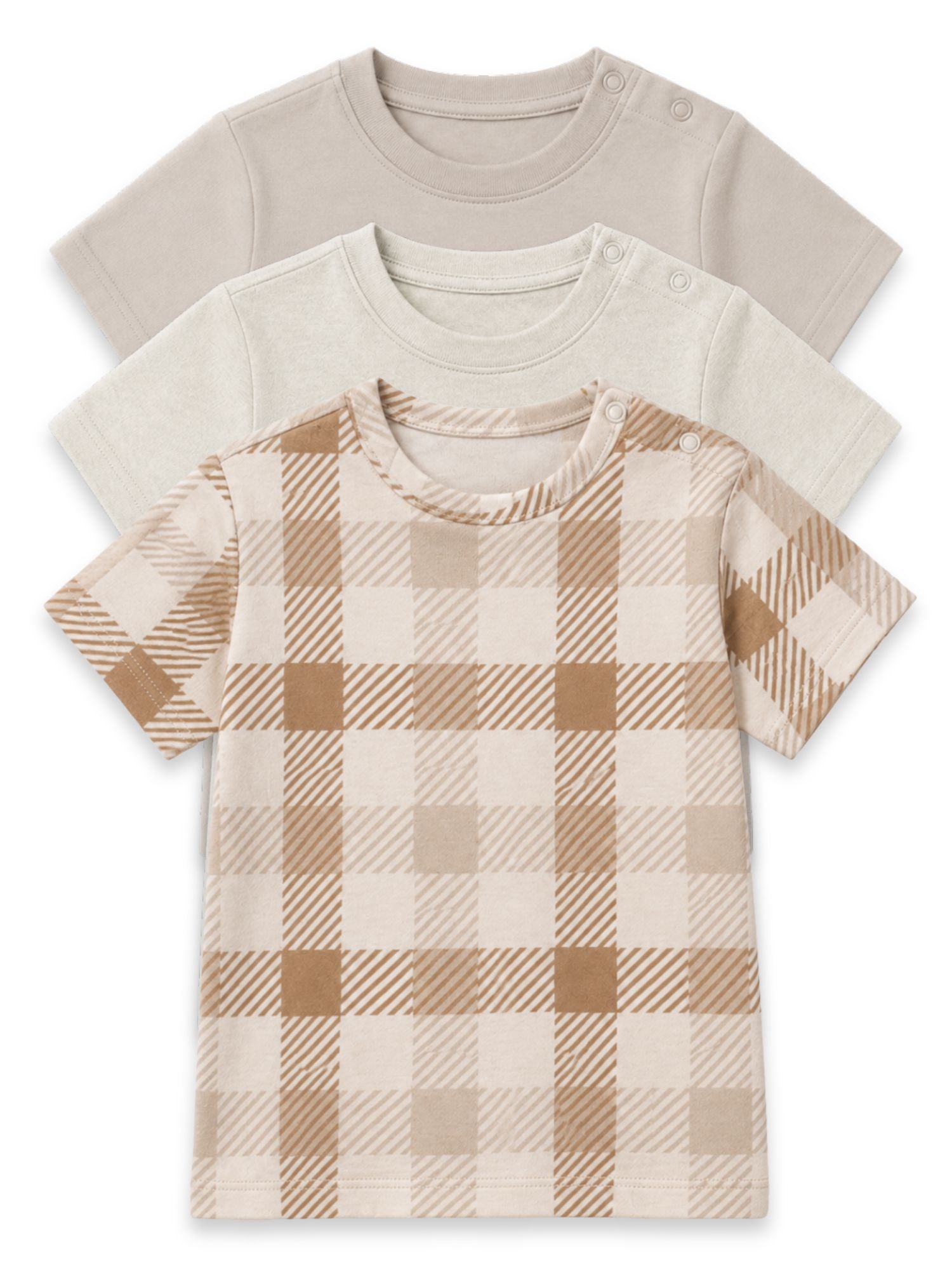 bamboo knit half sleeve t-shirt pack of 3