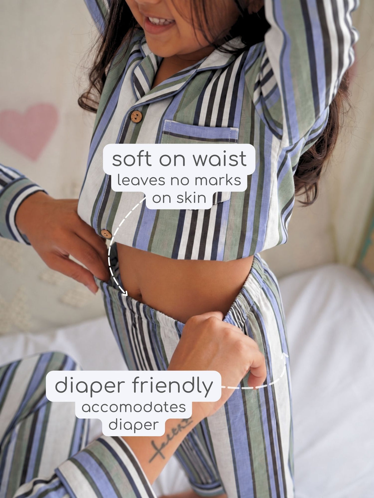 bamboo muslin nightsuit set