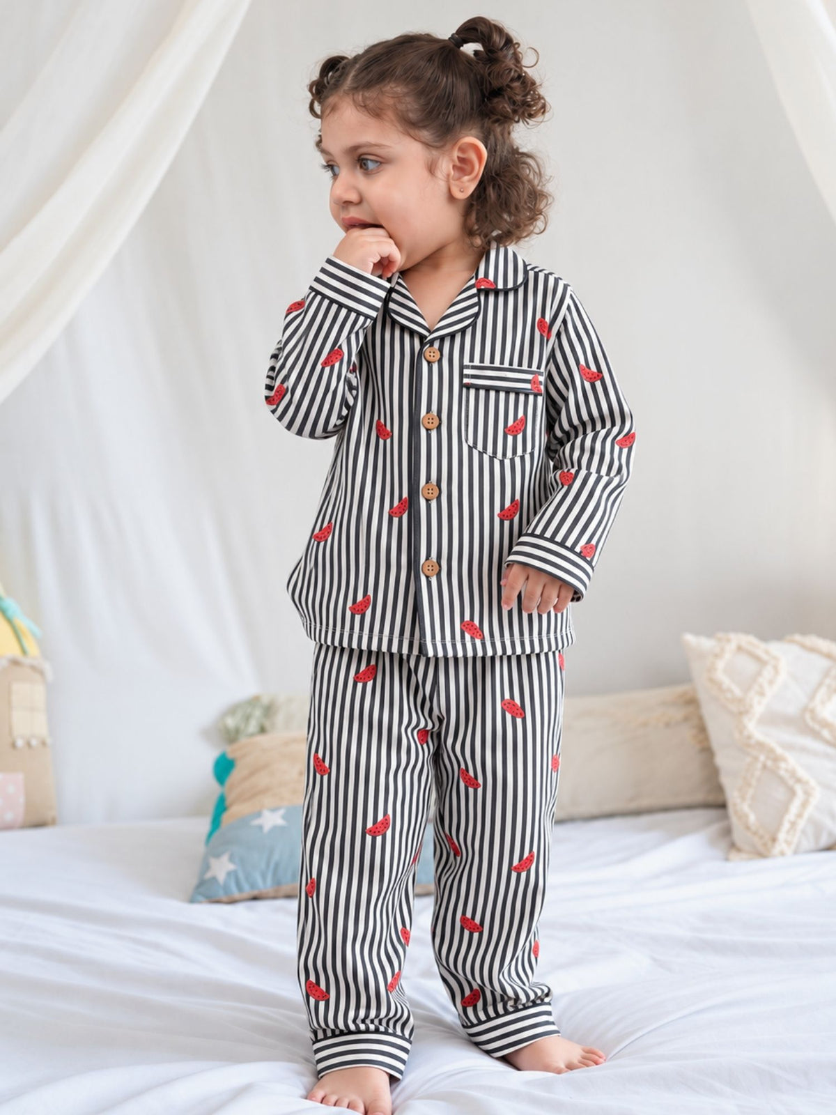 bamboo muslin nightsuit set
