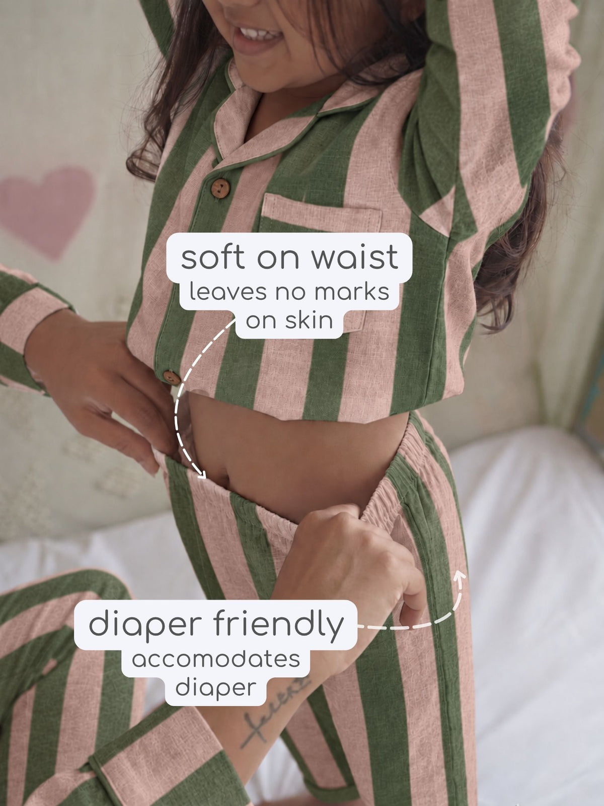 bamboo muslin nightsuit set