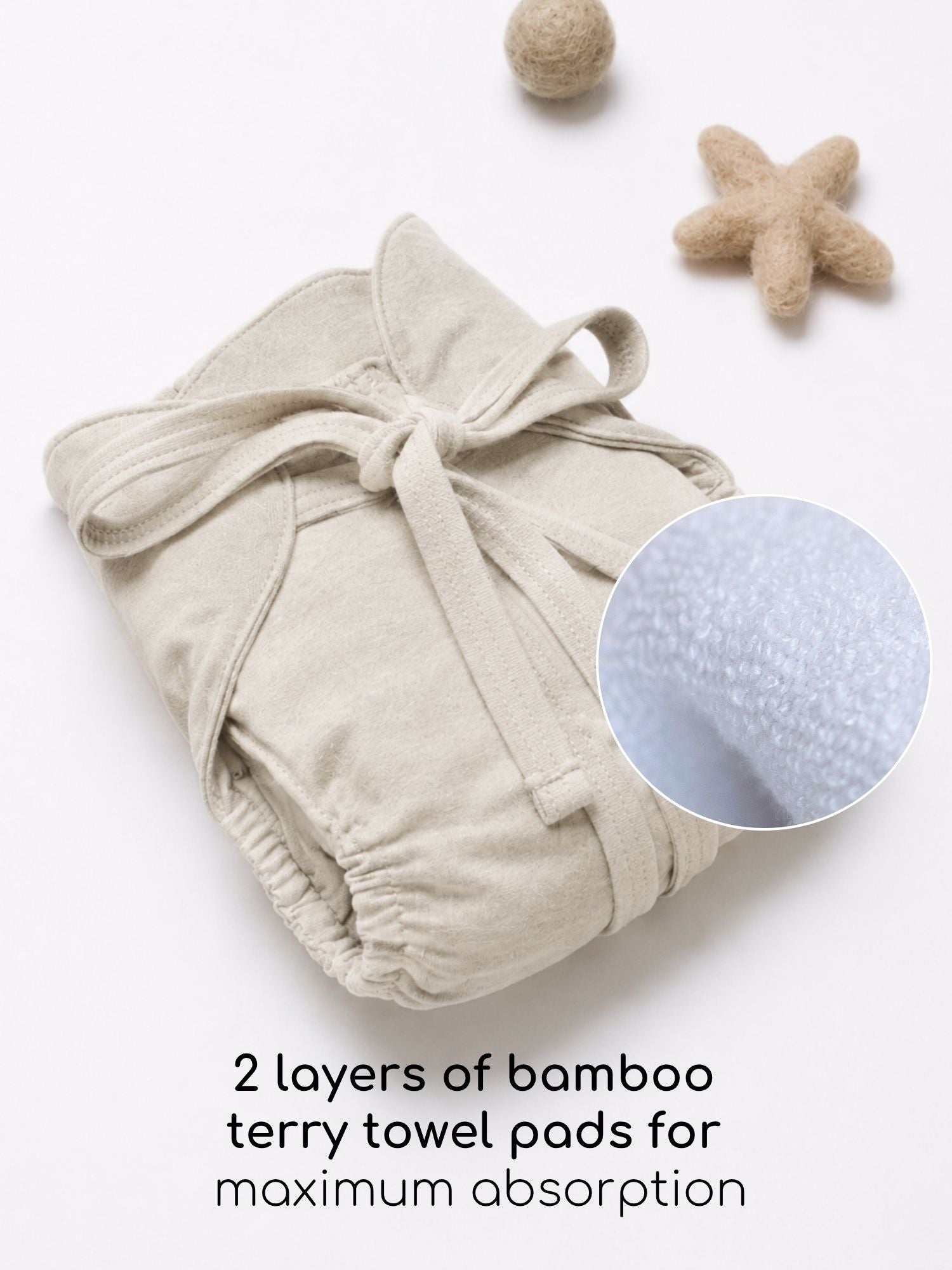 bamboo knit cloth nappy pack of 3