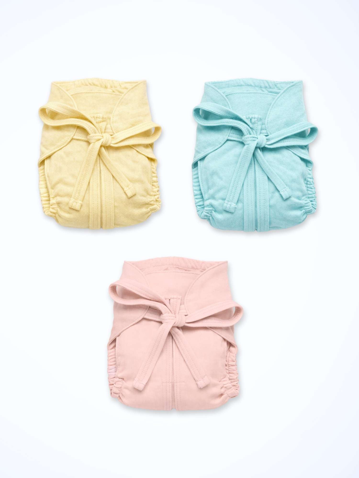 bamboo knit cloth nappy pack of 3