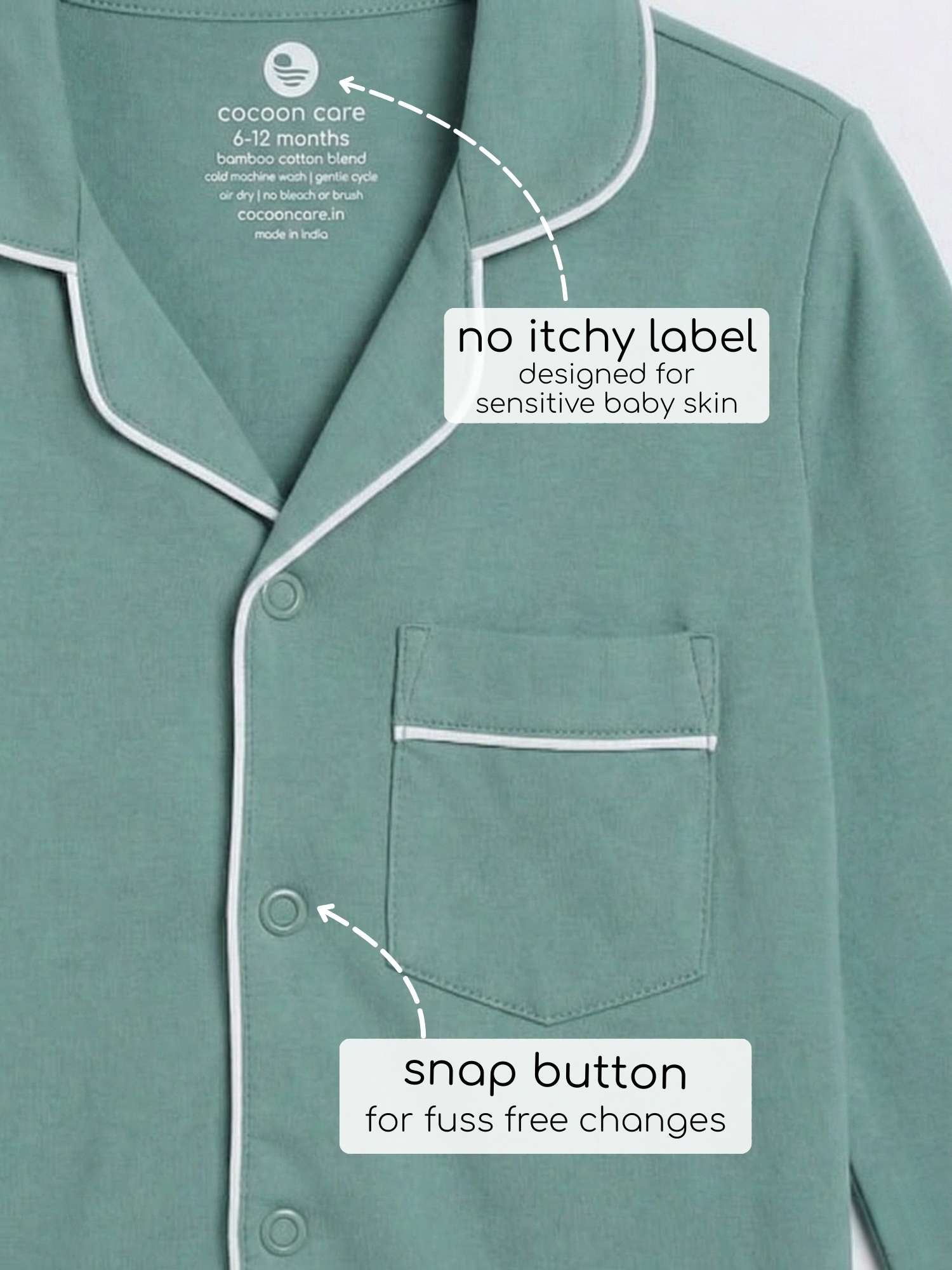 bamboo knit nightsuit set