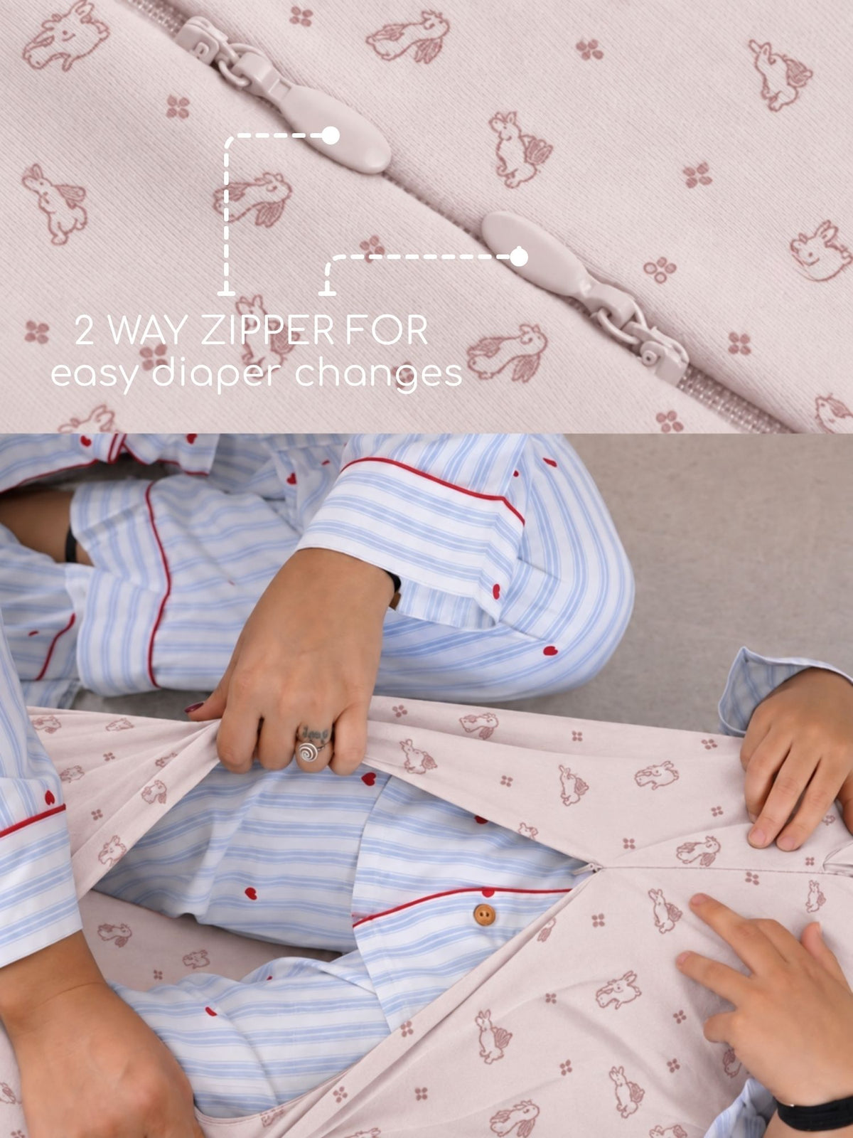 bamboo sleeping bag with foot opening