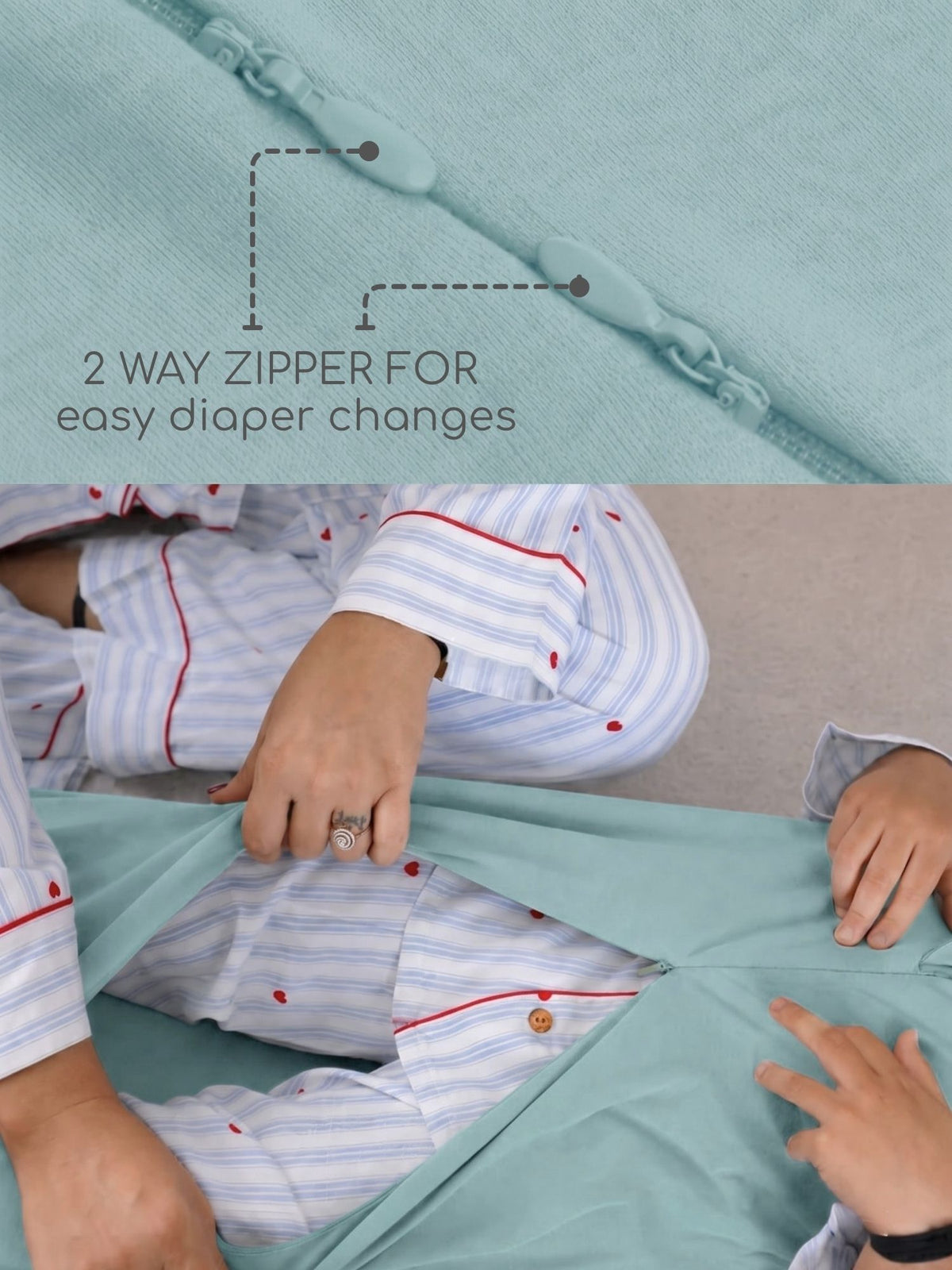 bamboo sleeping bag with foot opening