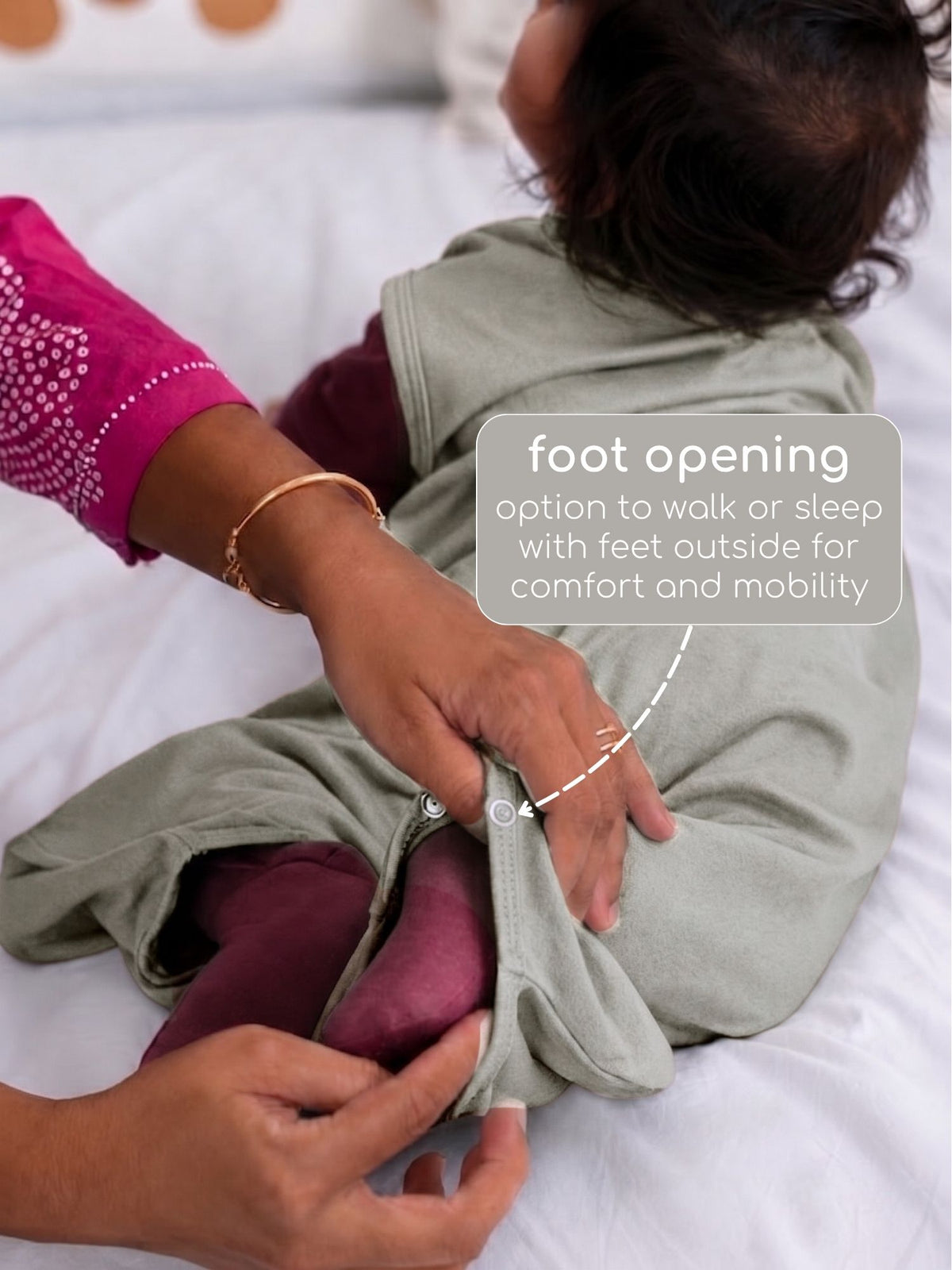 bamboo sleeping bag with foot opening
