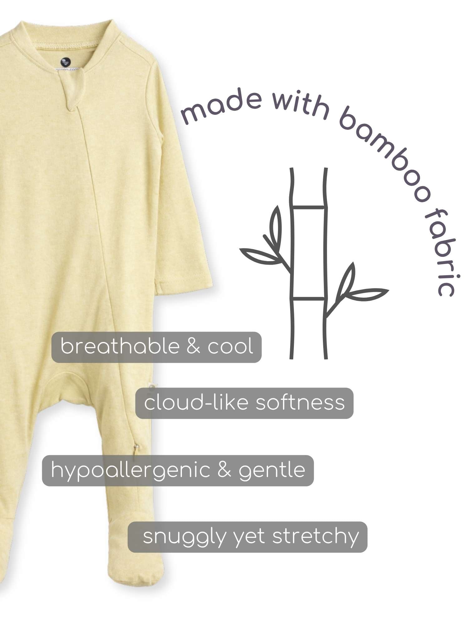 bamboo footed sleepsuit
