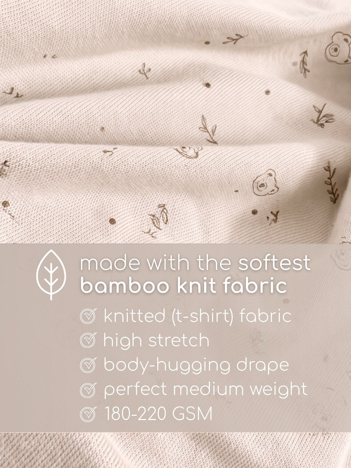 bamboo SNUGZIE™ 3 arms position swaddle pod