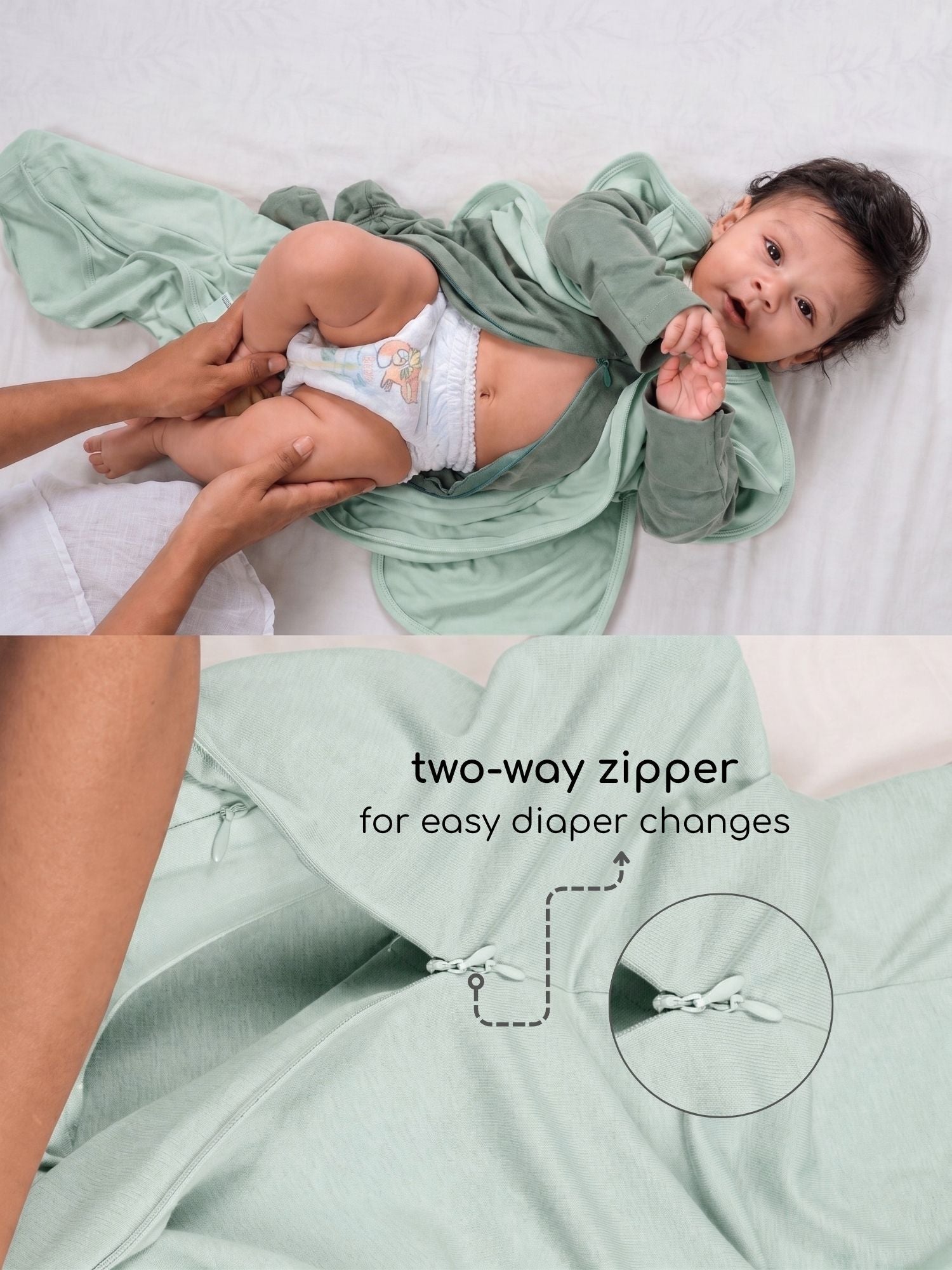 bamboo SNUGZIE™ 3 arms position swaddle pod
