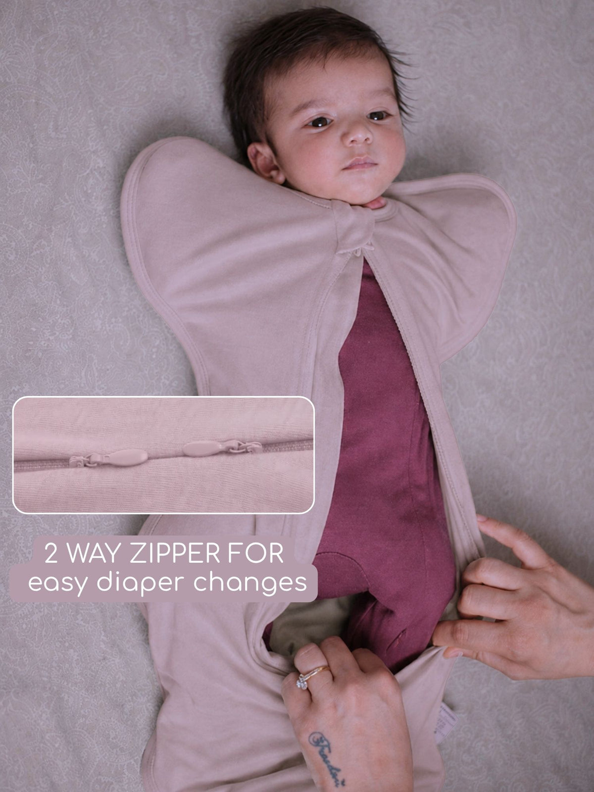 bamboo UPZIE™ swaddle pod