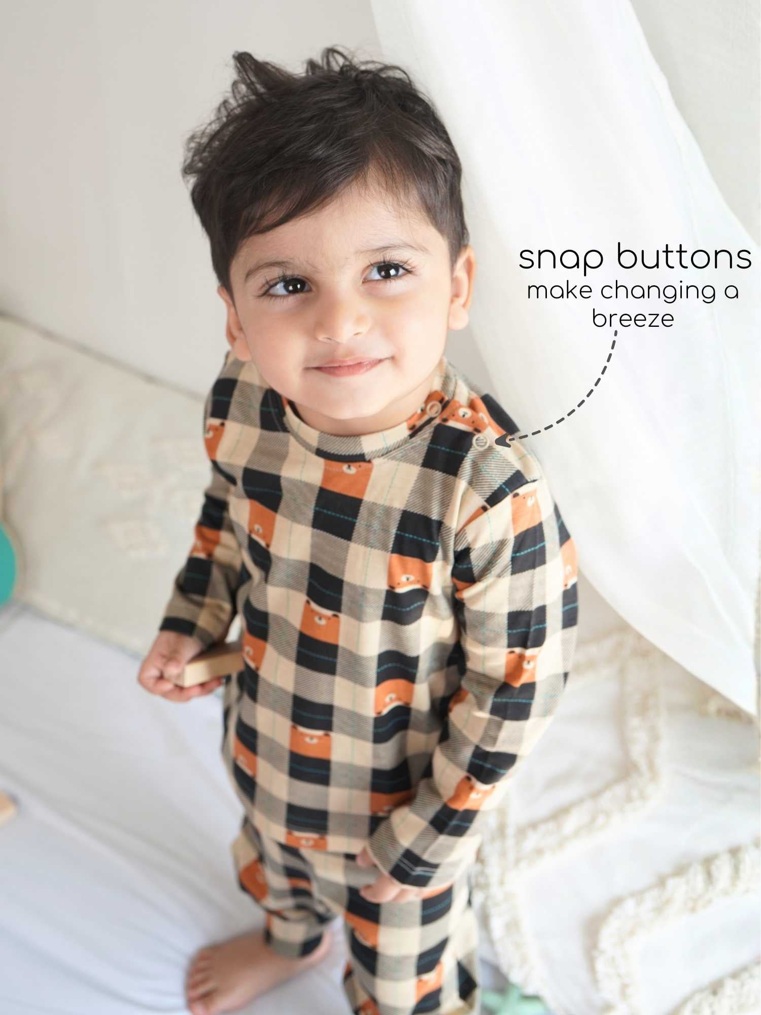 bamboo long sleeve pajama co-ord set