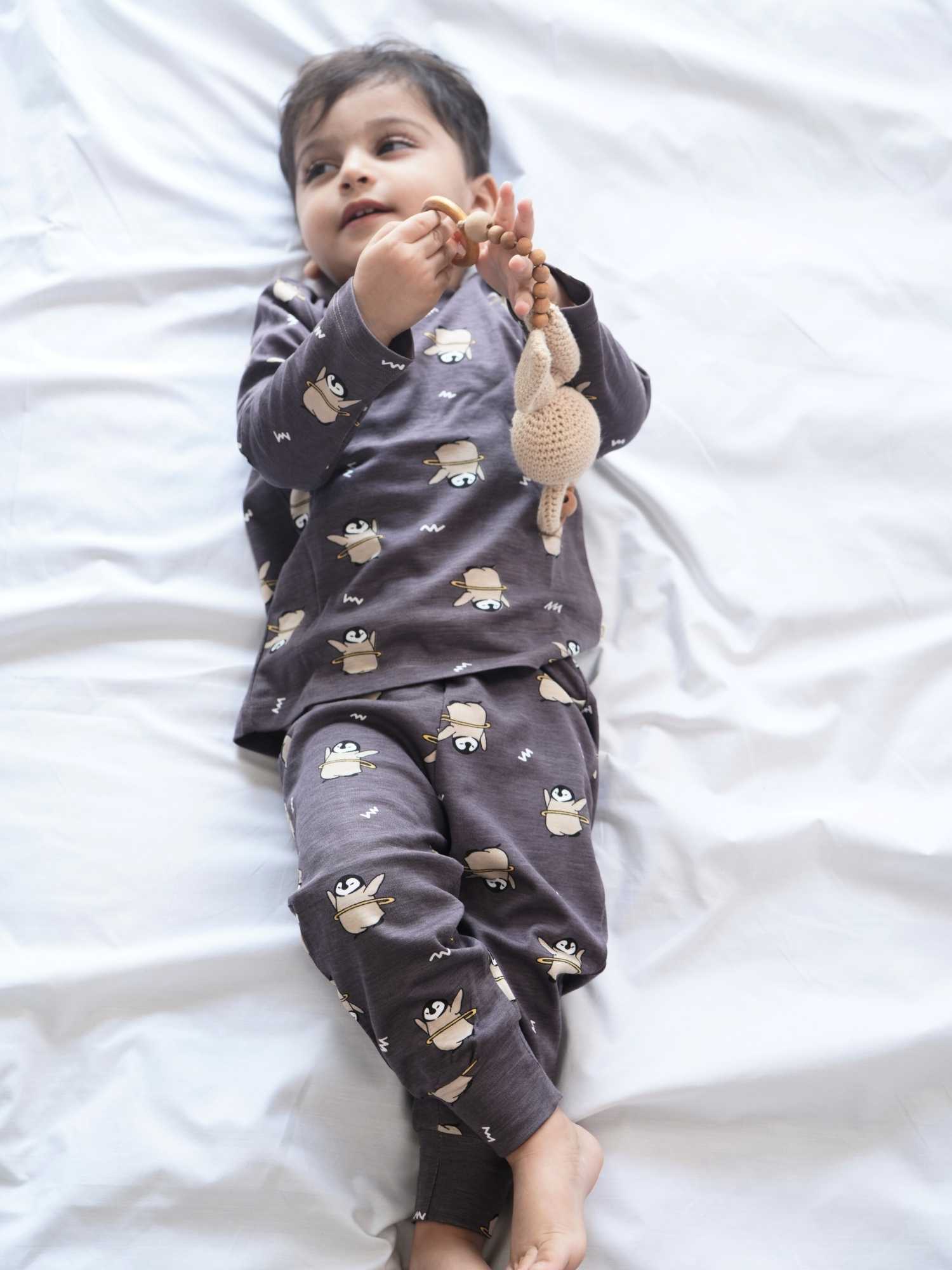 bamboo long sleeve pajama co-ord set