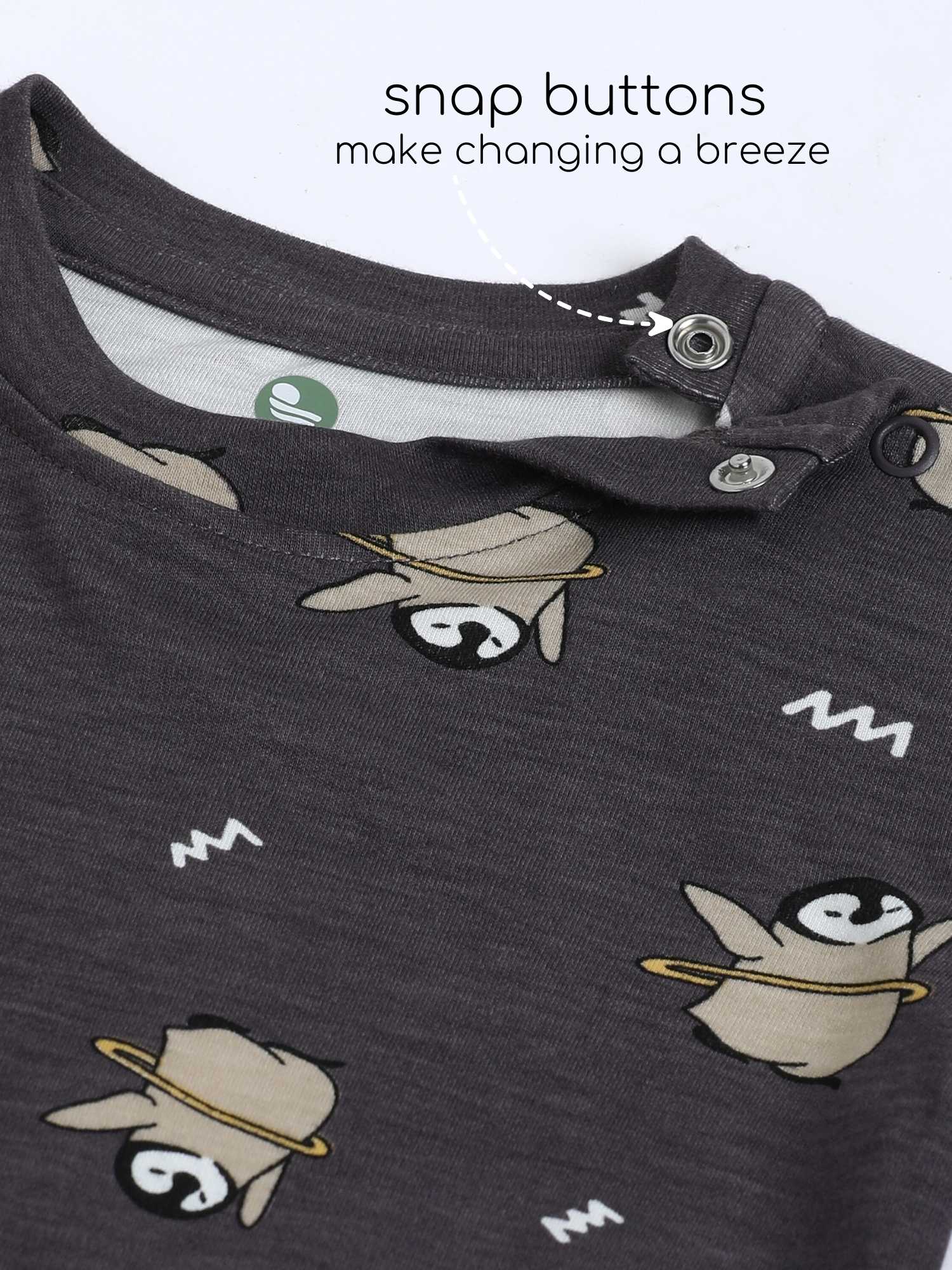 bamboo long sleeve pajama co-ord set