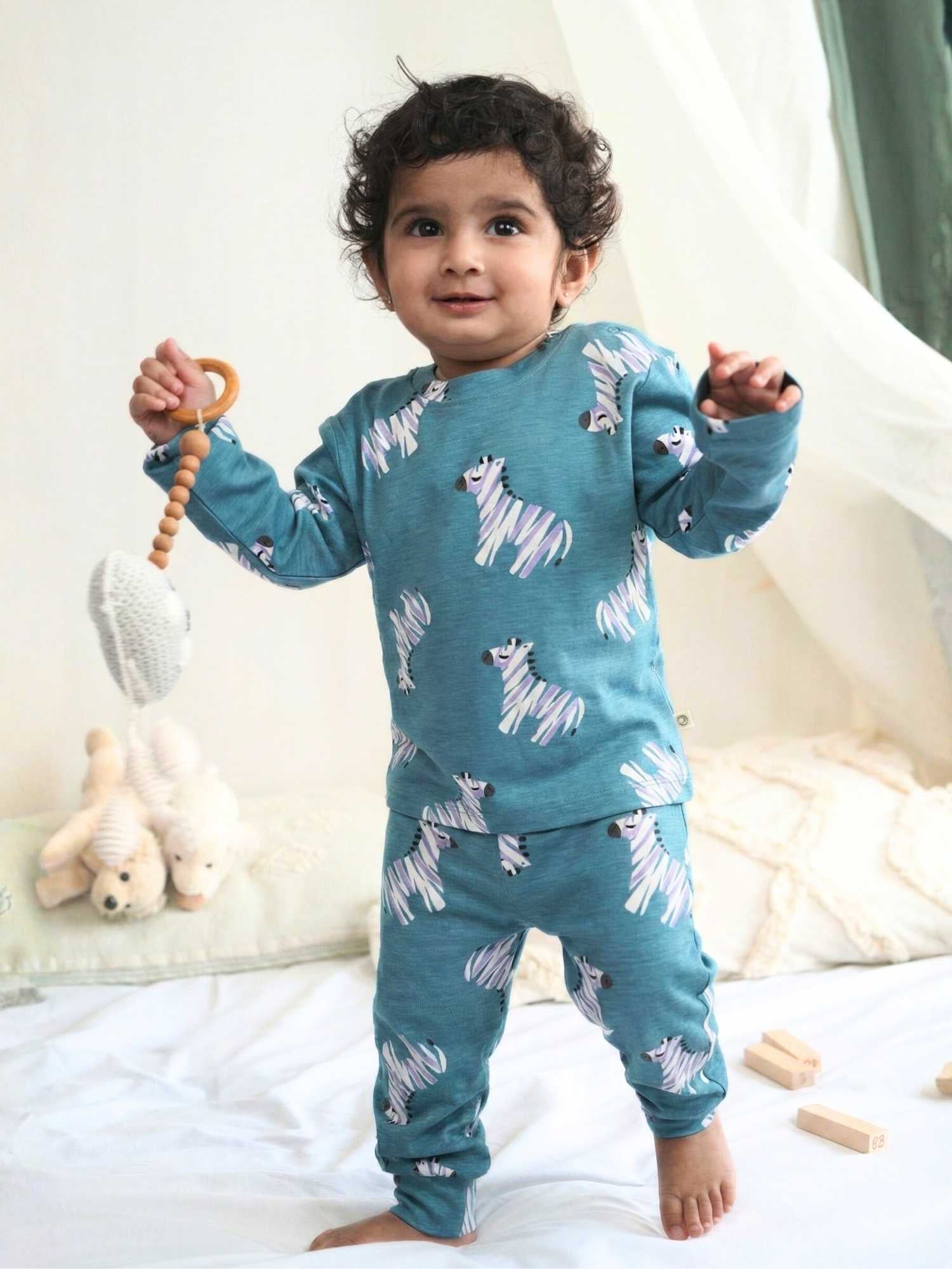 bamboo long sleeve pajama co-ord set
