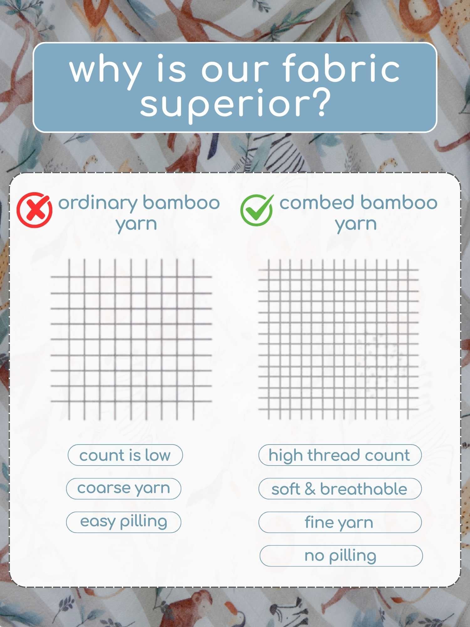 bamboo muslin + terry hooded towel - into the wild