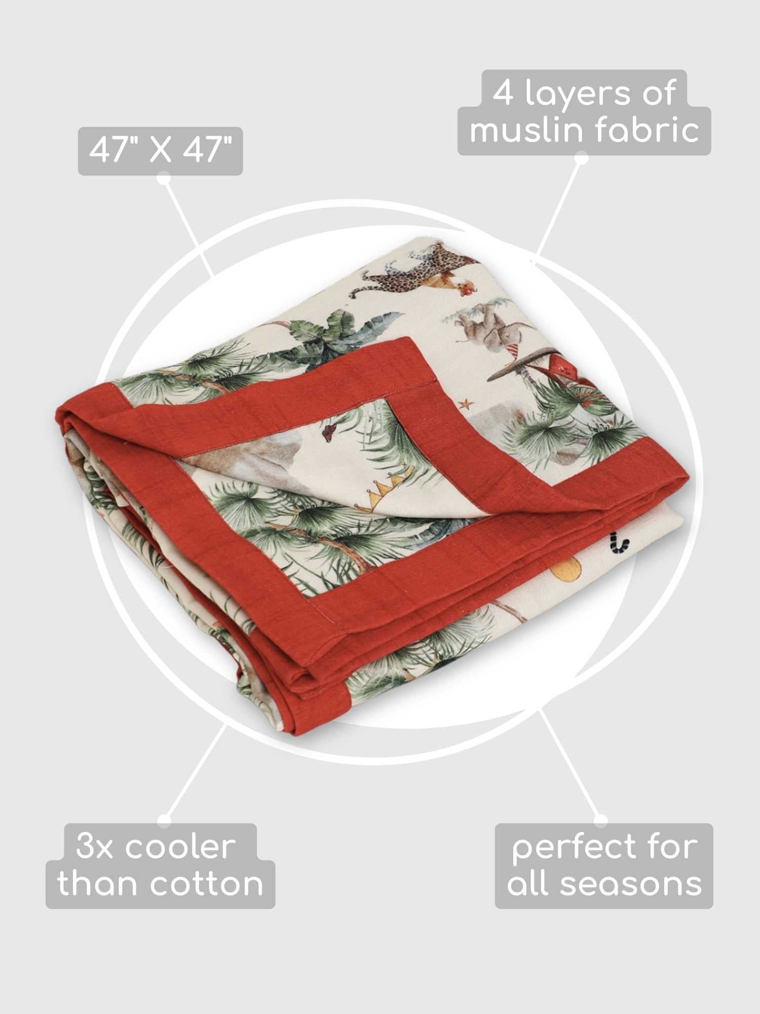 bamboo muslin baby blanket