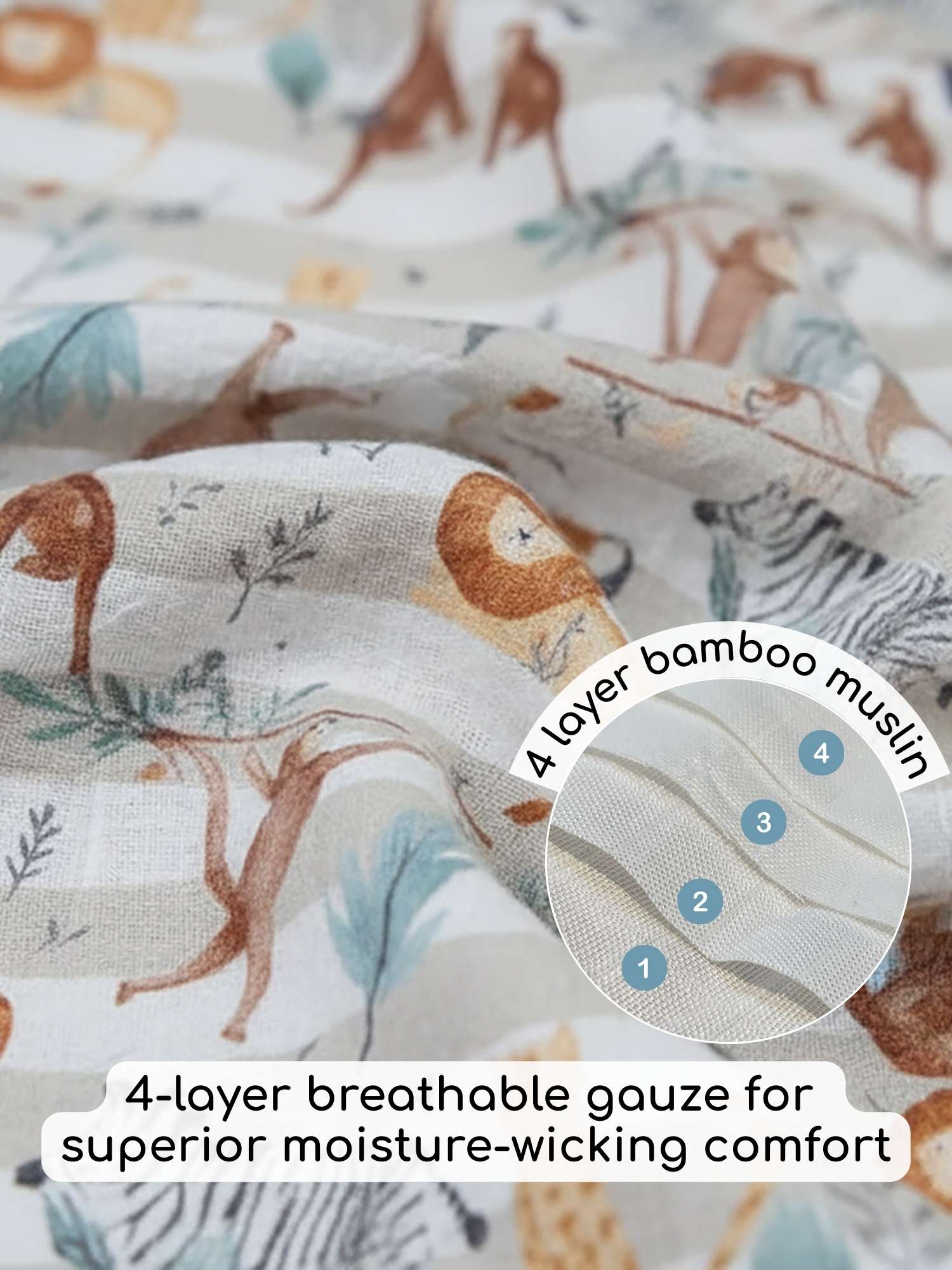 bamboo muslin baby blanket