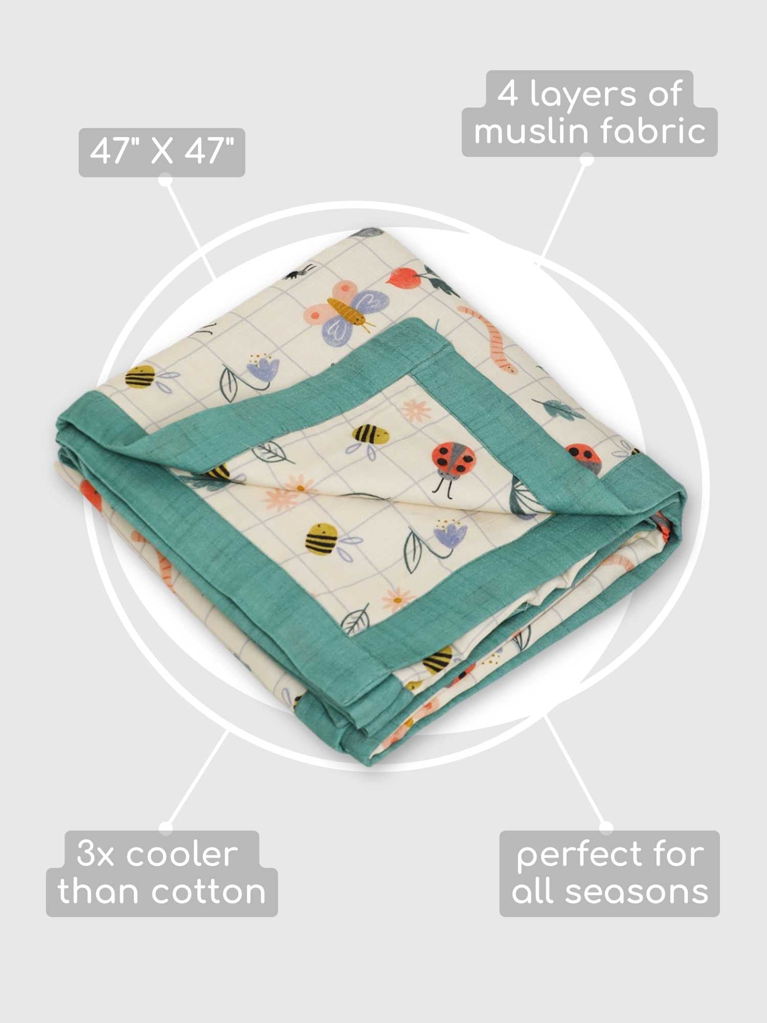 bamboo muslin baby blanket