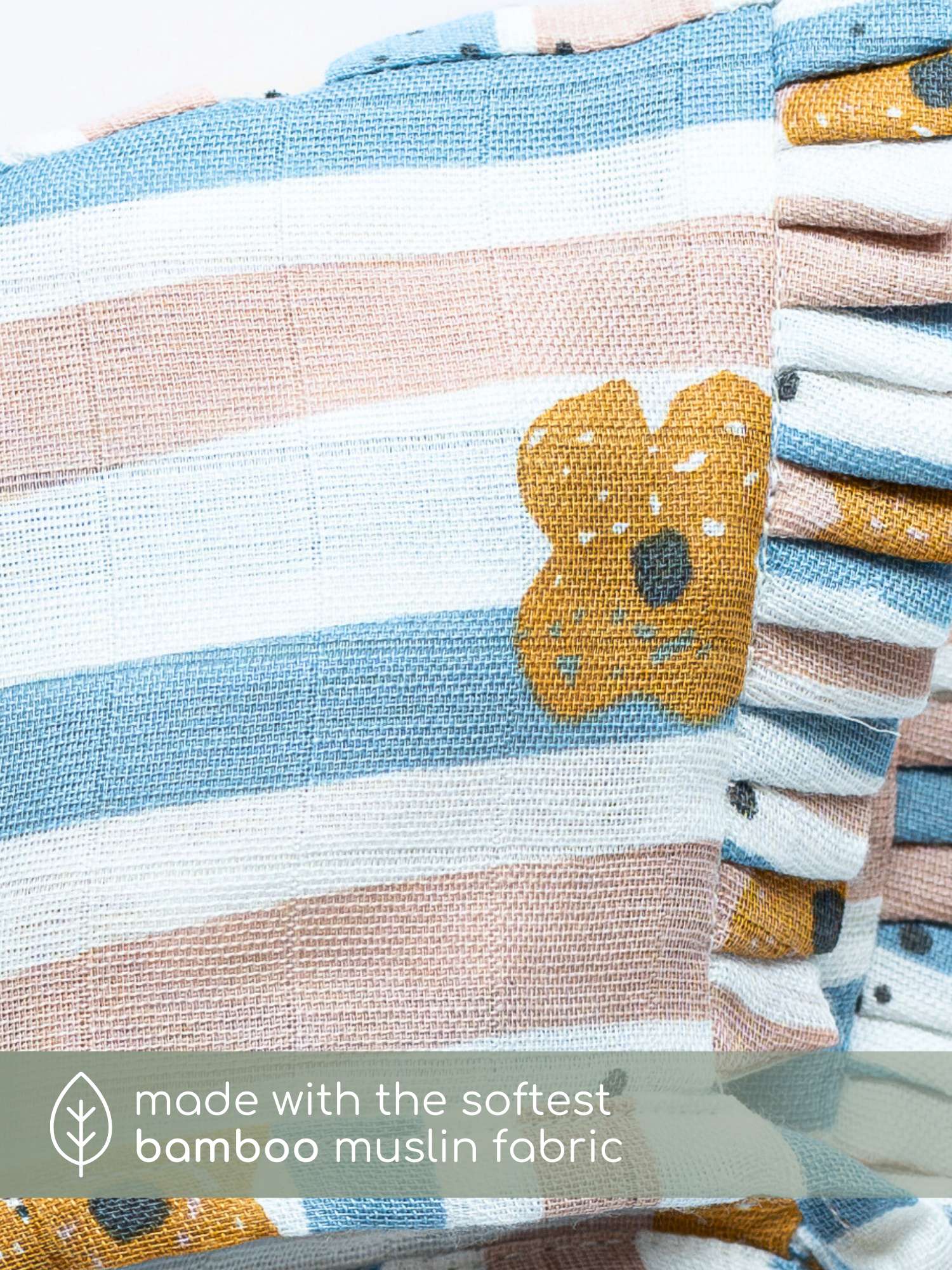 newborn bamboo muslin bonnet cap pack of 6