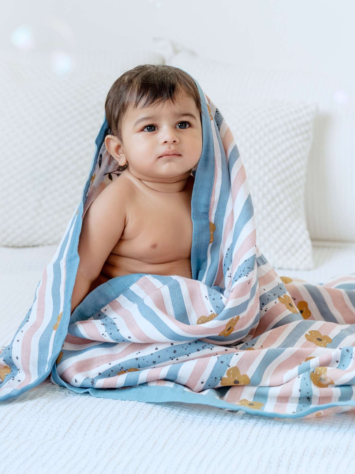 bamboo muslin double-sided baby blanket