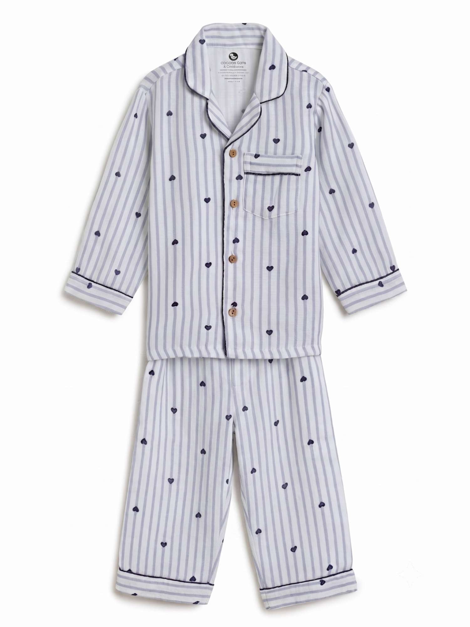 bamboo muslin nightsuit set