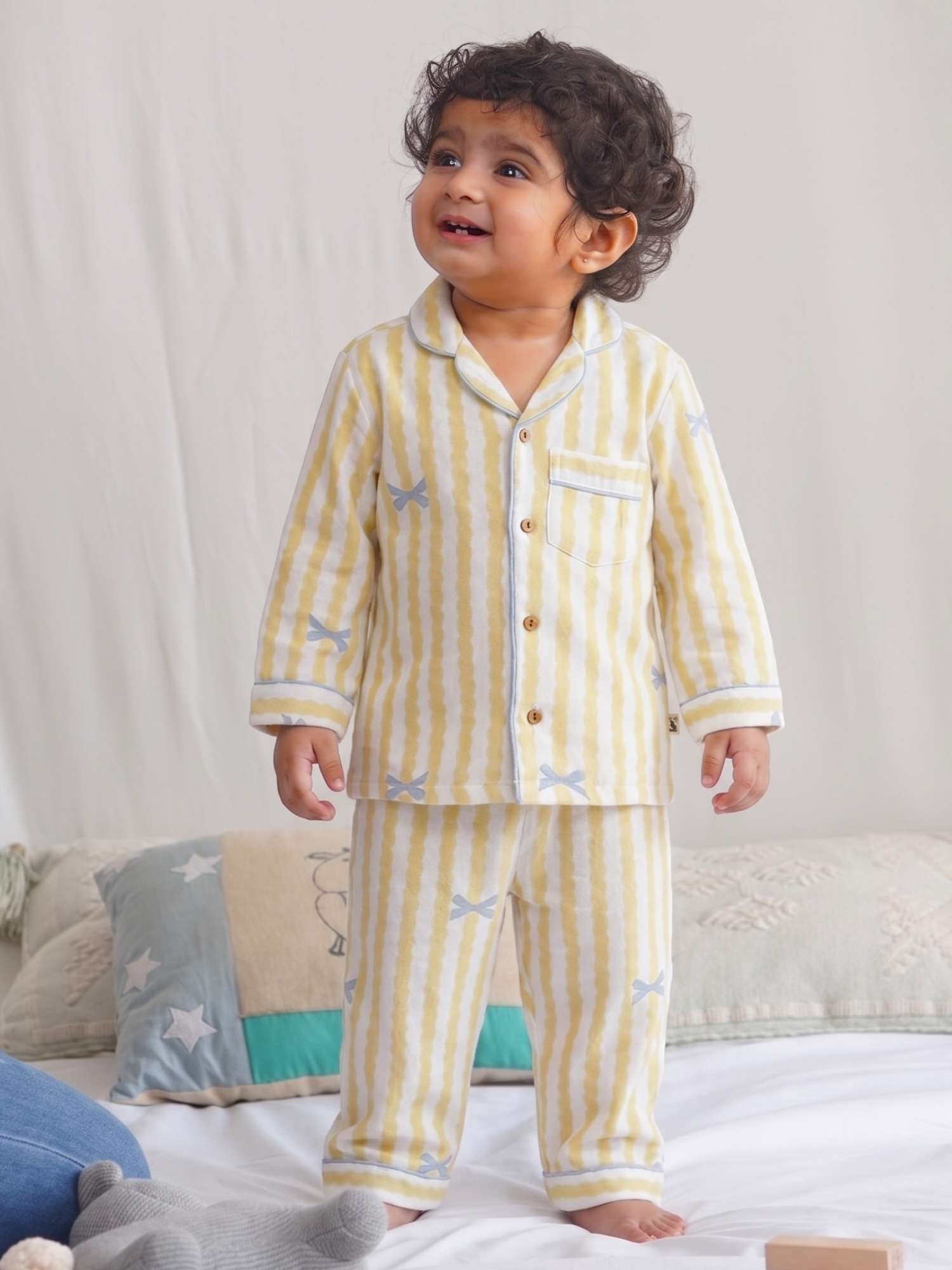 bamboo muslin nightsuit set