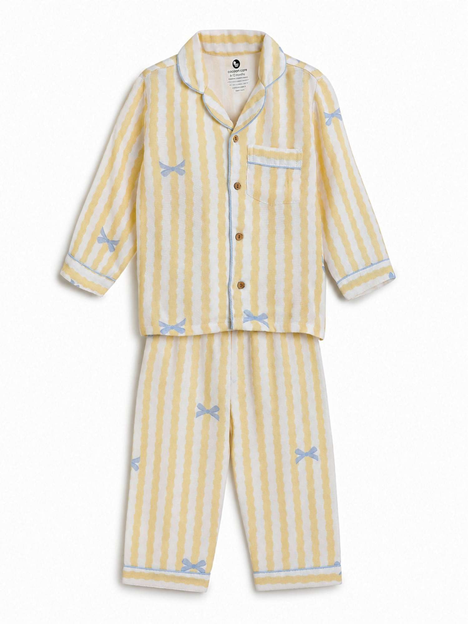 bamboo muslin nightsuit set