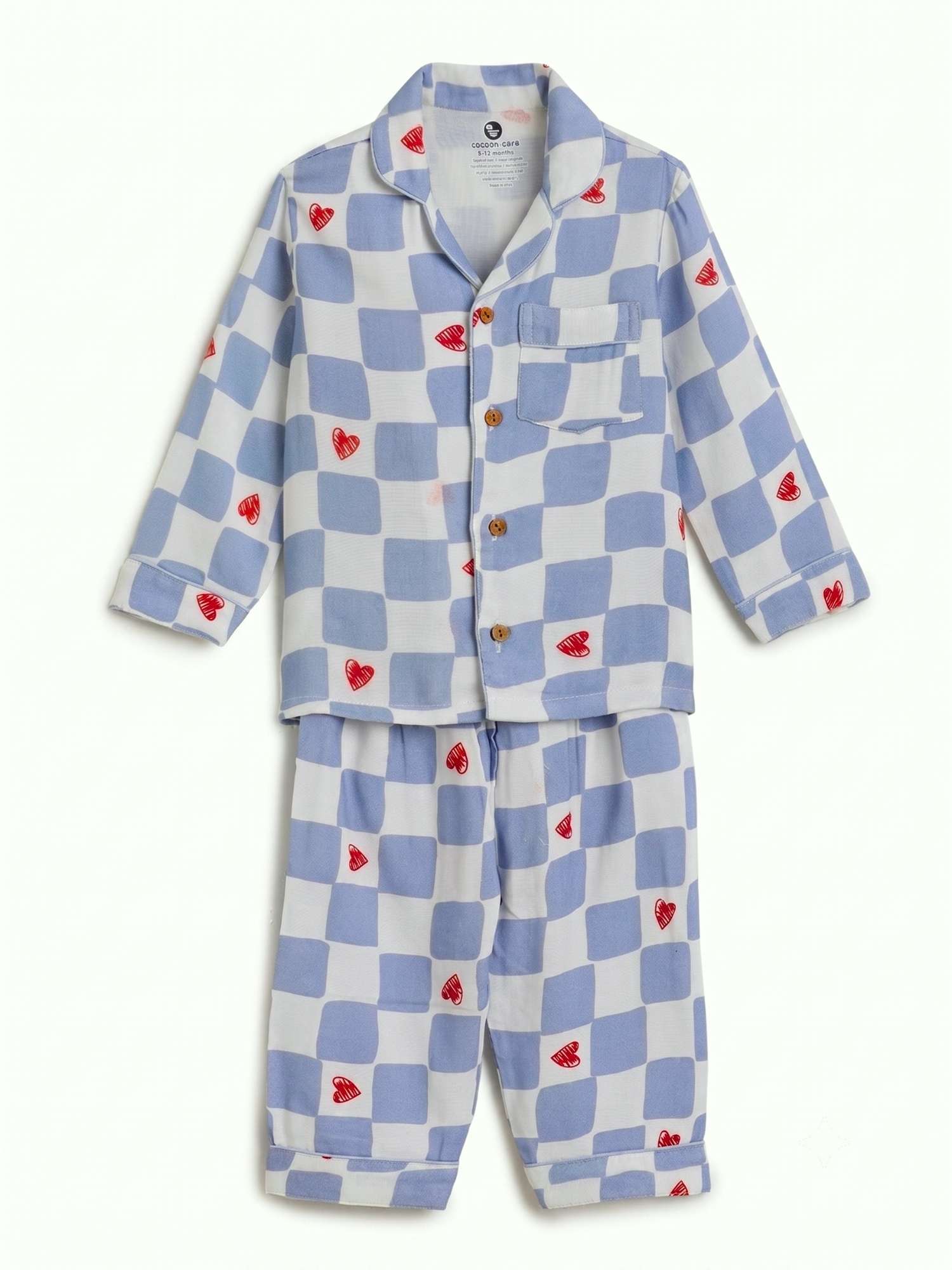 bamboo muslin nightsuit set