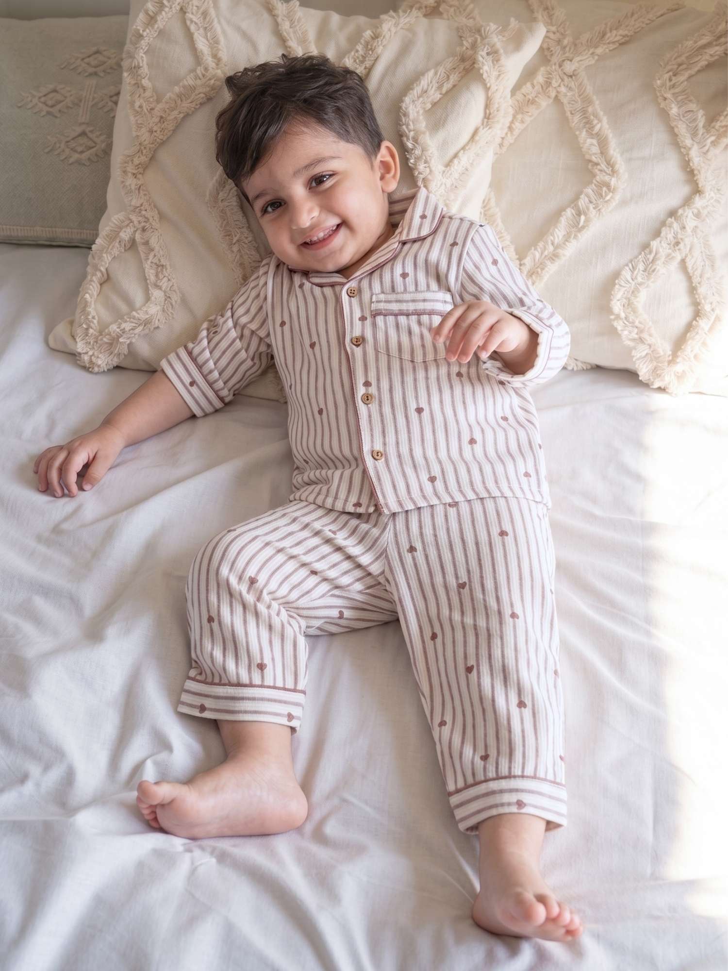 bamboo muslin nightsuit set