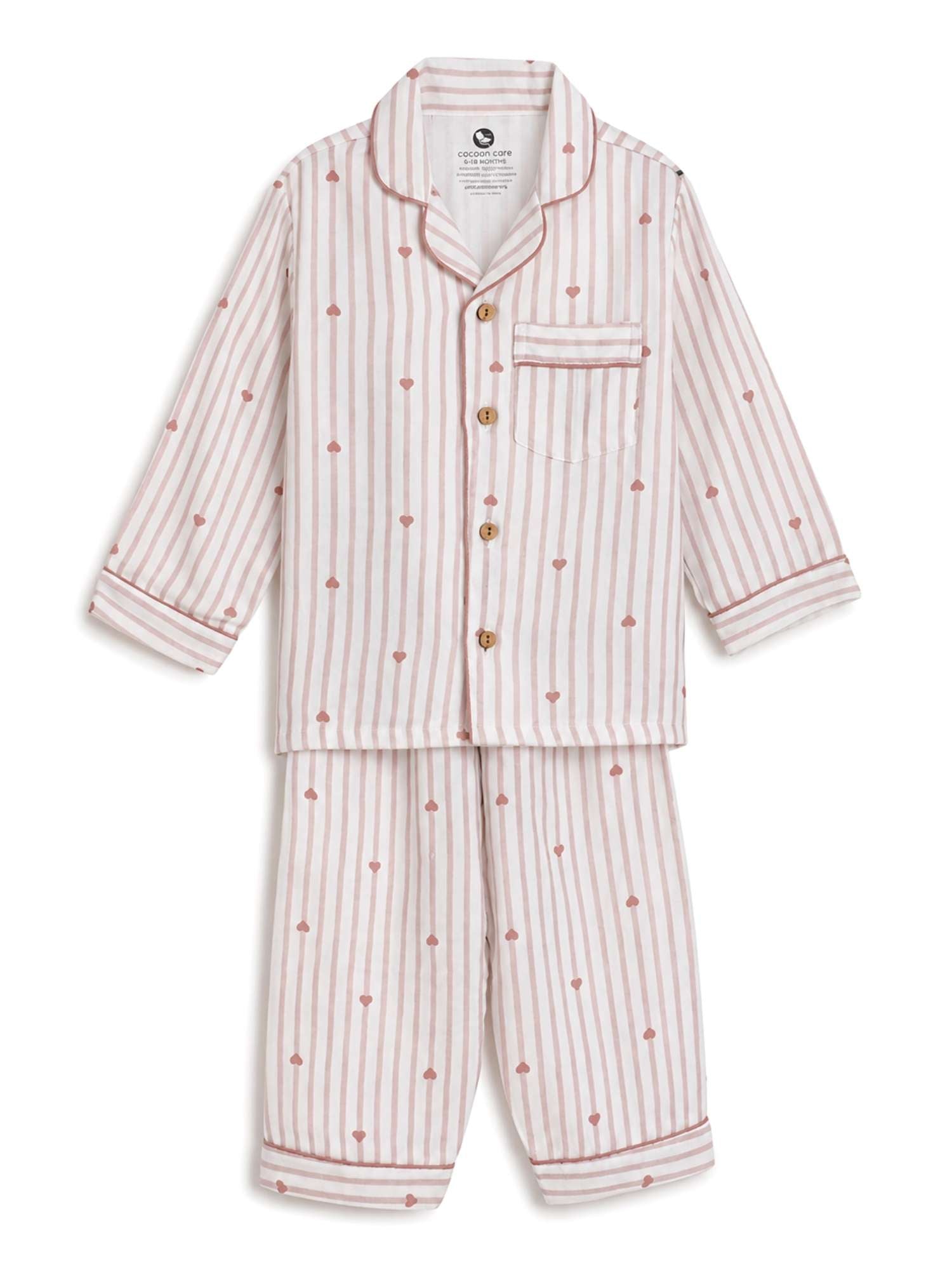 bamboo muslin nightsuit set