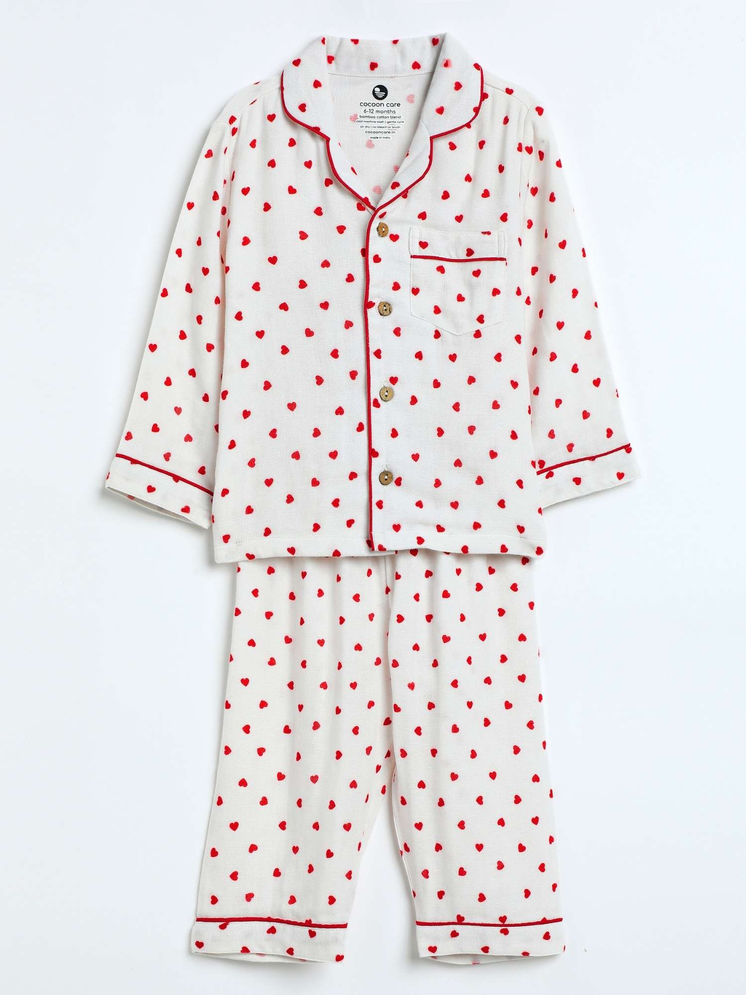 bamboo muslin nightsuit set