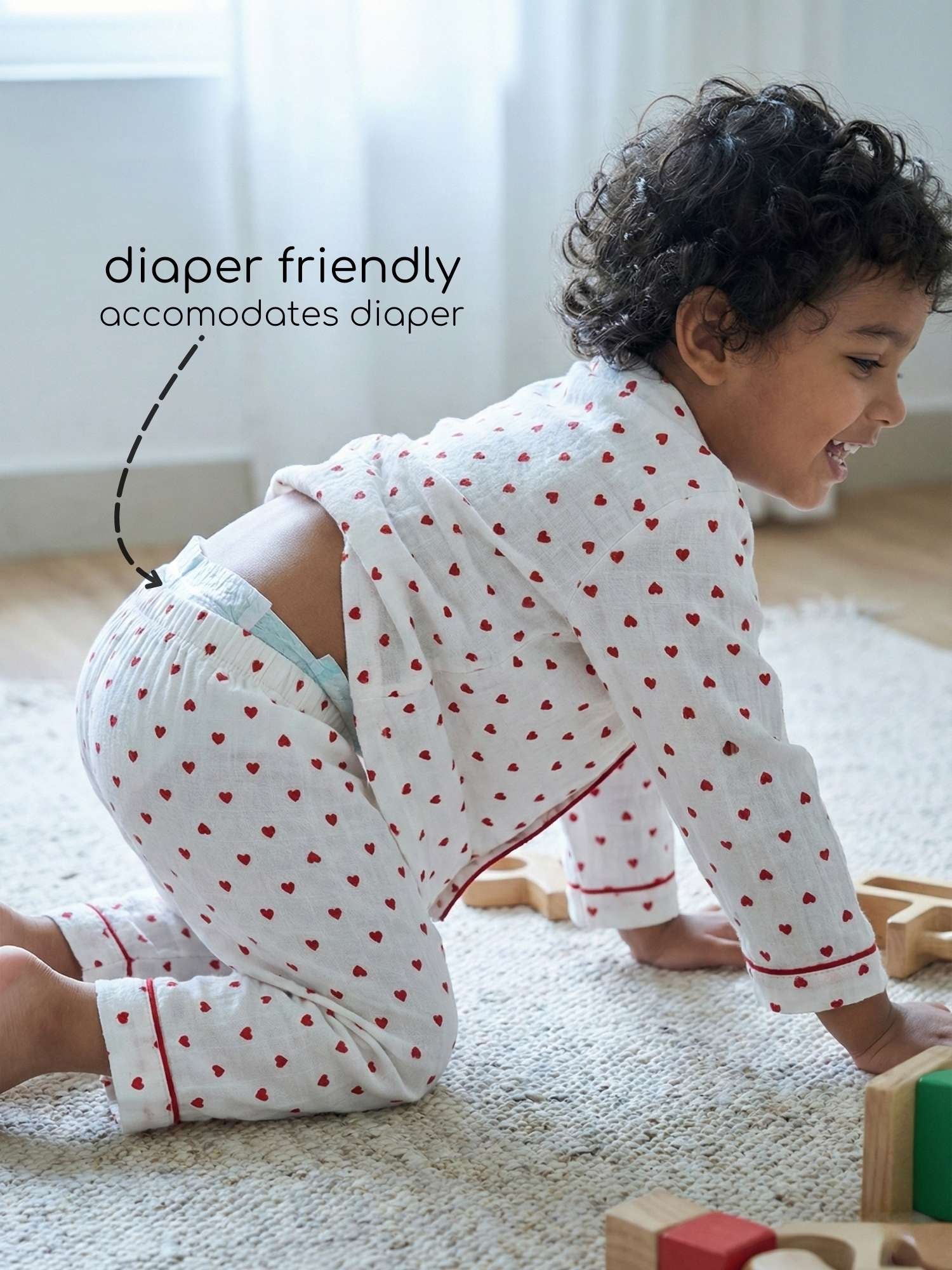 bamboo muslin nightsuit set