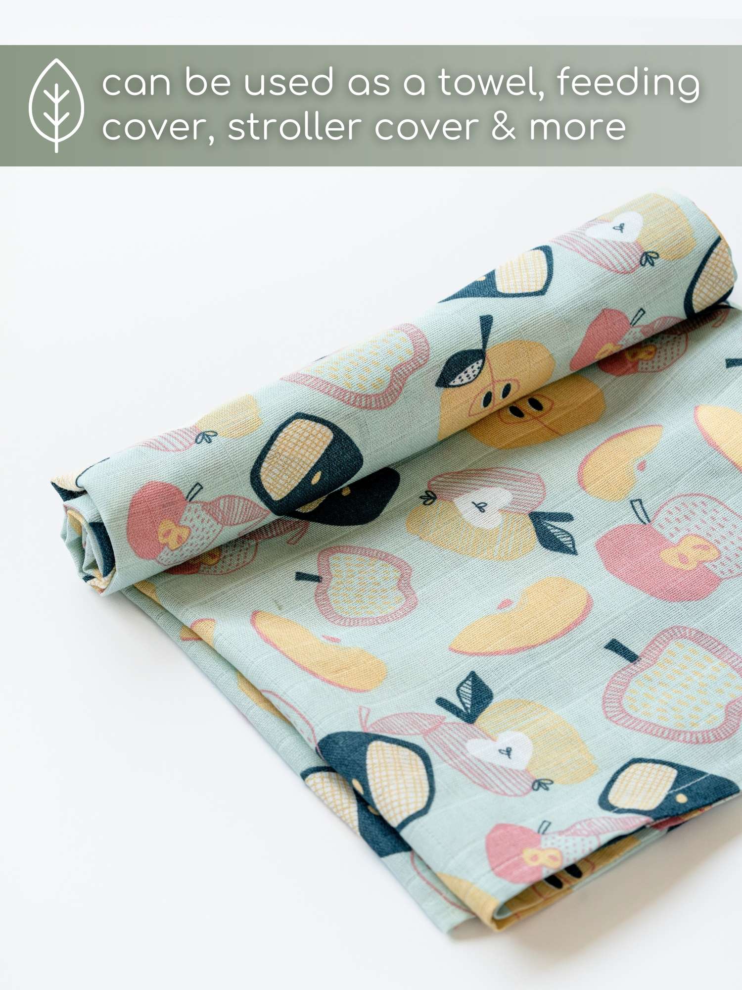 bamboo muslin swaddle - abstract world