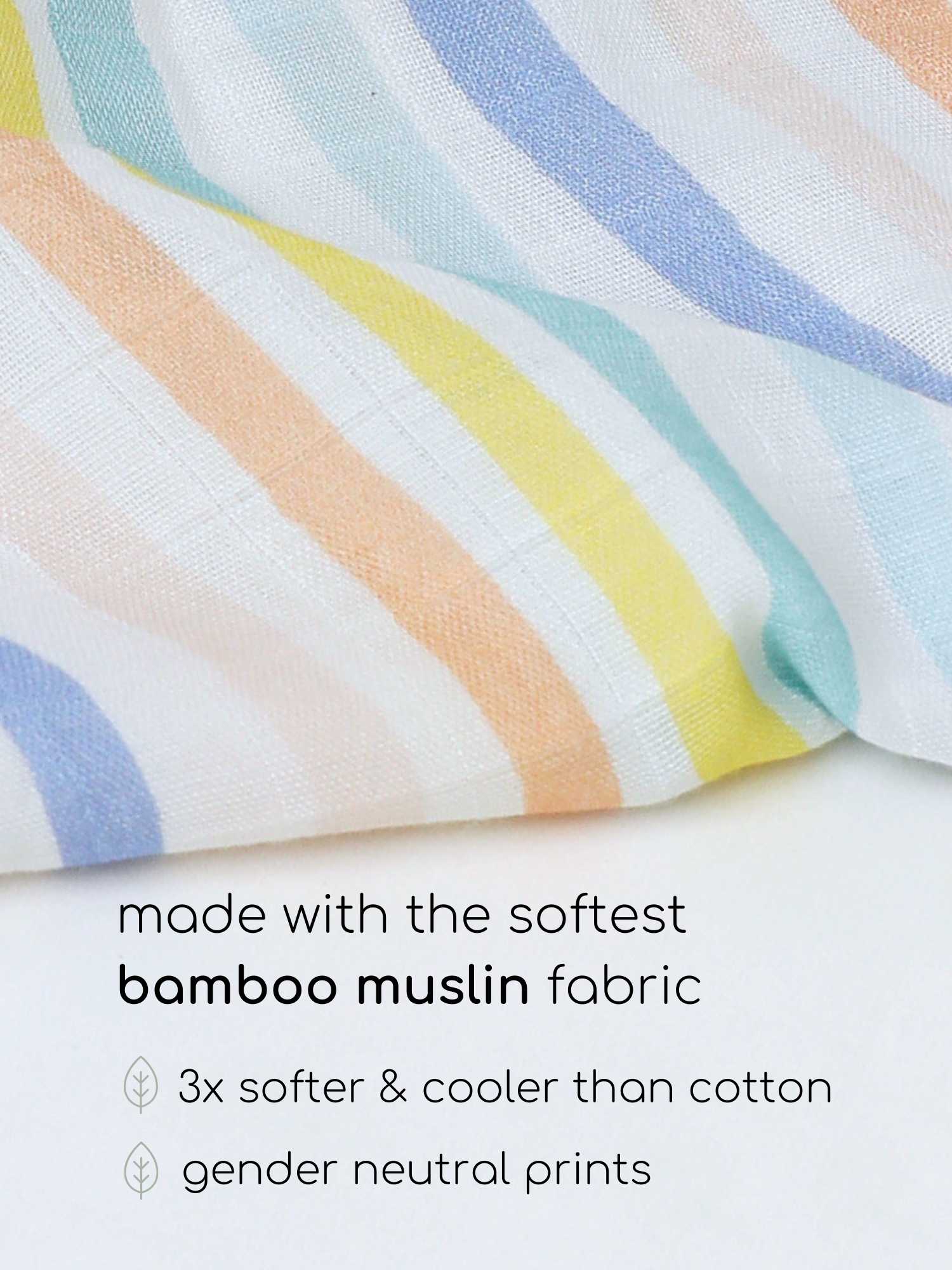 bamboo muslin swaddle pack of 2